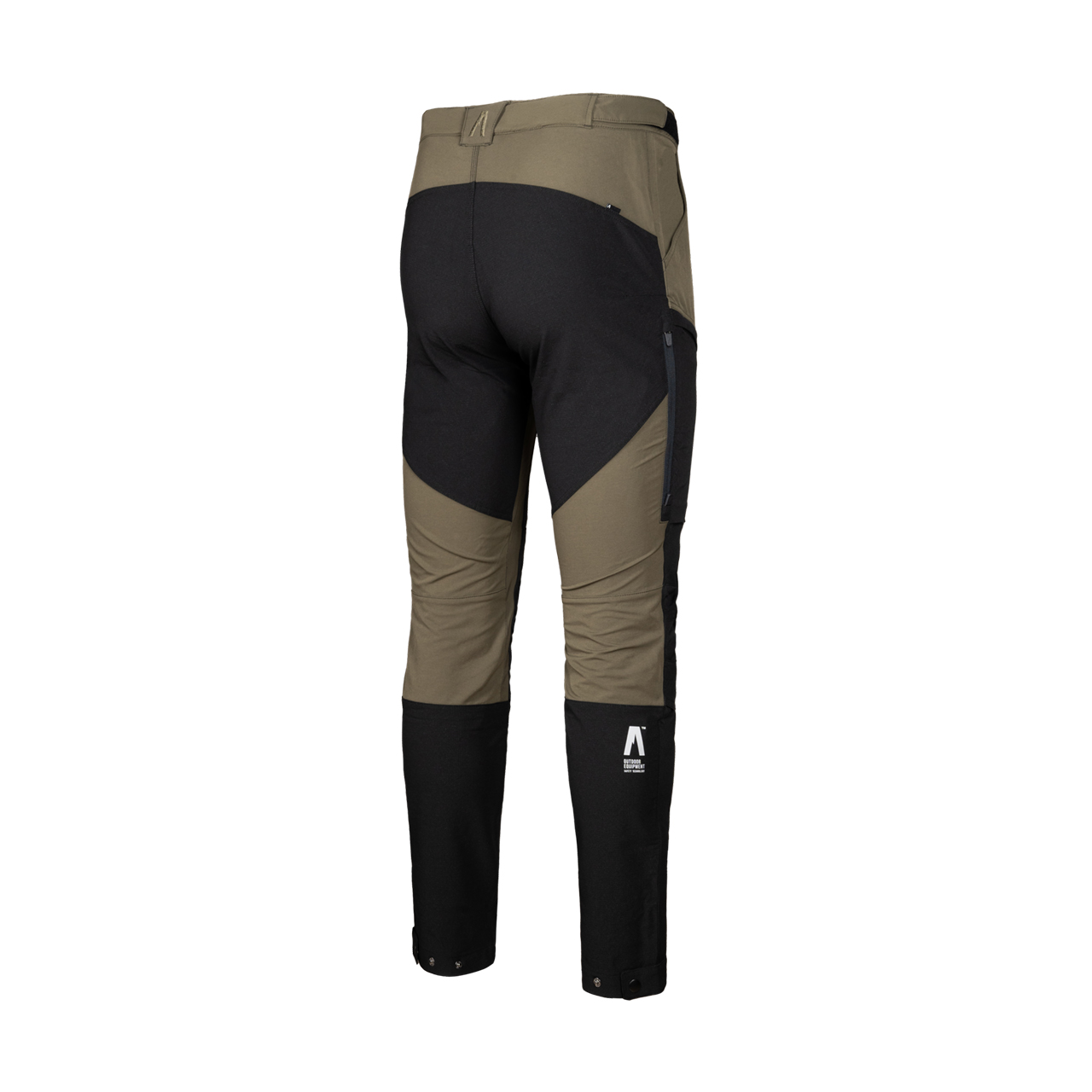 Spodnie męskie Alpinus trekkingowe Pular czarno/oliwkowe 2XL - obrazek 2