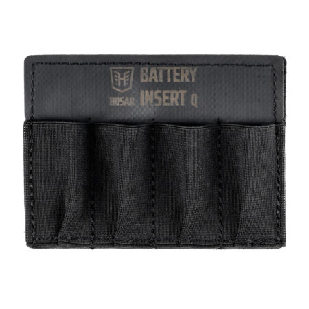 Panel organizacyjny kieszeni na 4 baterie Husar czarny