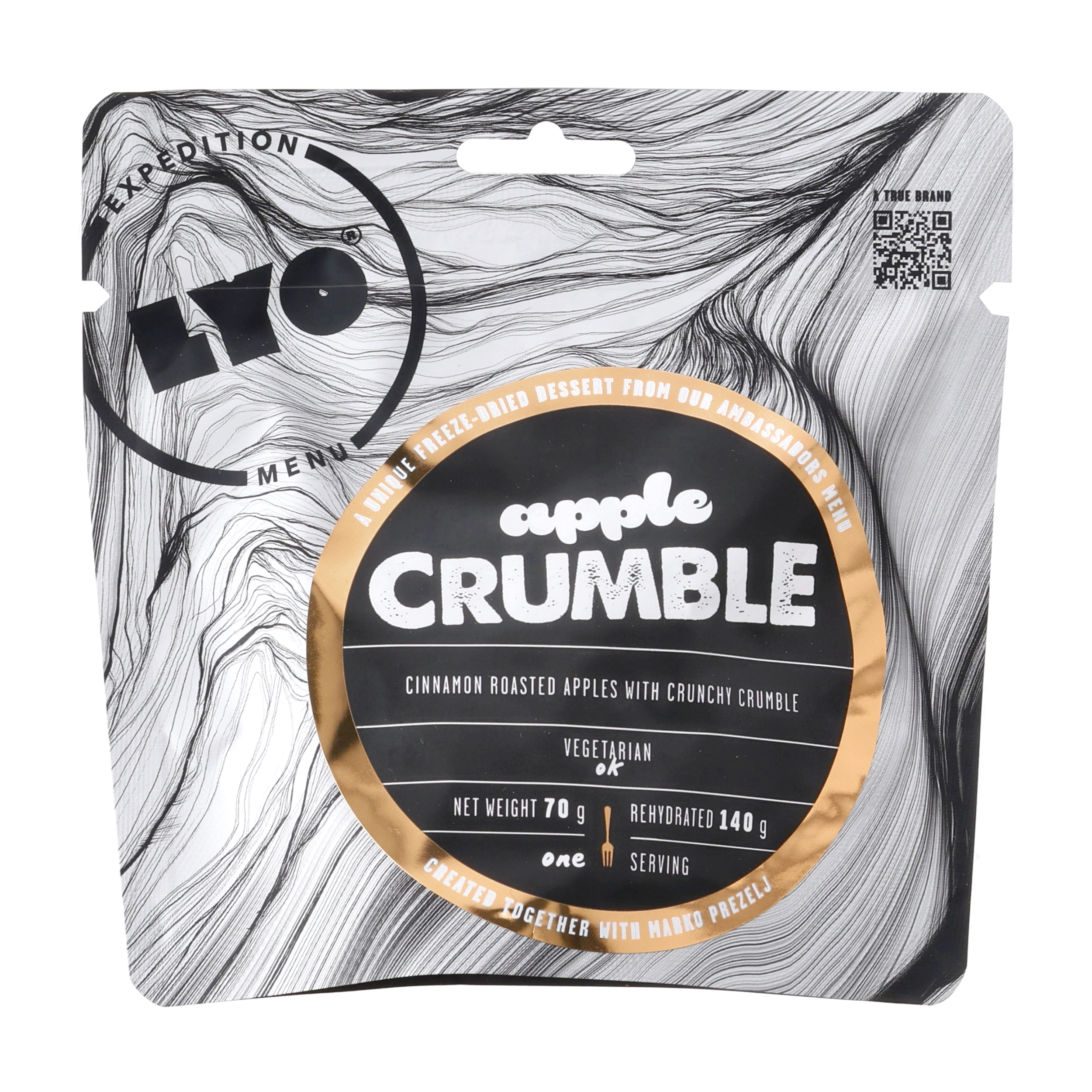 Żywność liofilizowana LYOFOOD Kruszonka z Jabłkiem 140 g