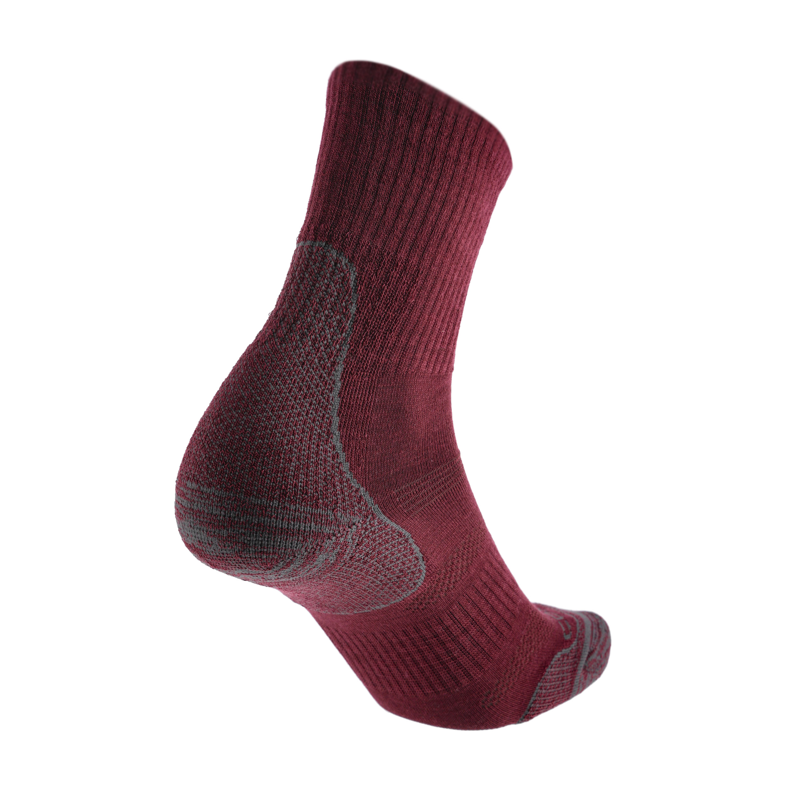 Skarpety turystyczne Comodo lekkie bordowe 39-42 - obrazek 2