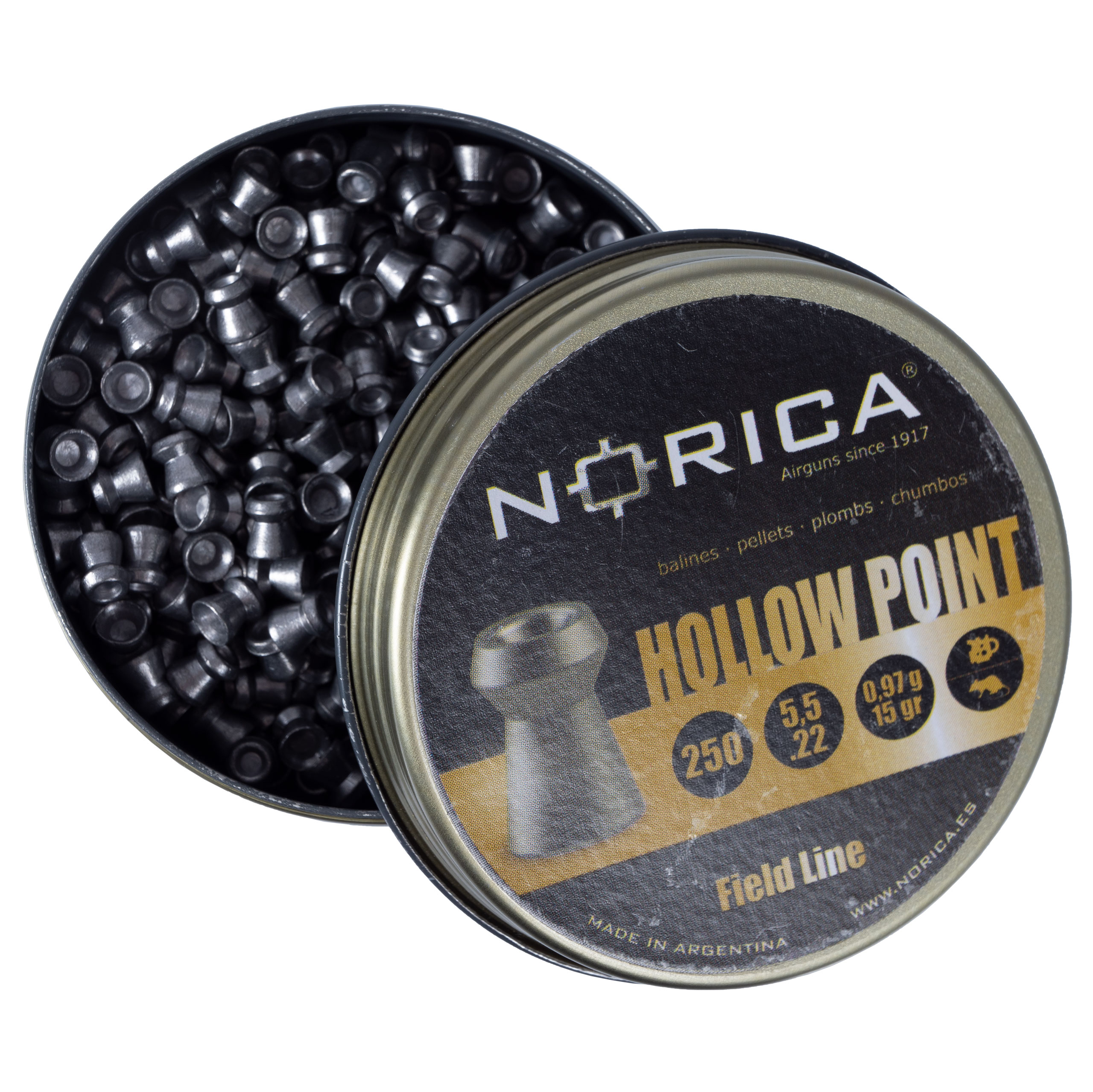 Śrut Norica Hollow Point 5,5 mm 250 szt. - obrazek 4