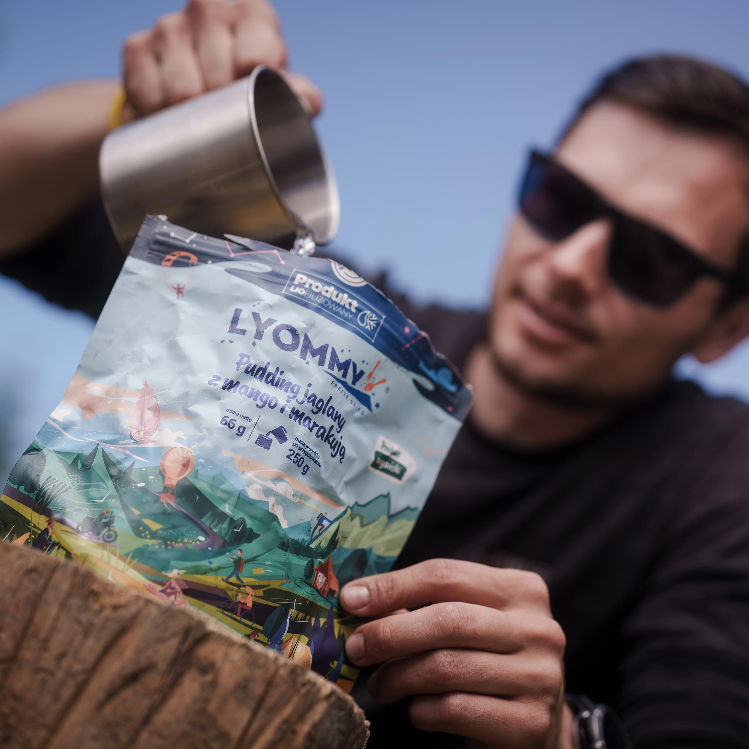 Żywność liofilizowana Lyommy Pudding jaglany z mango i marakują - obrazek 8