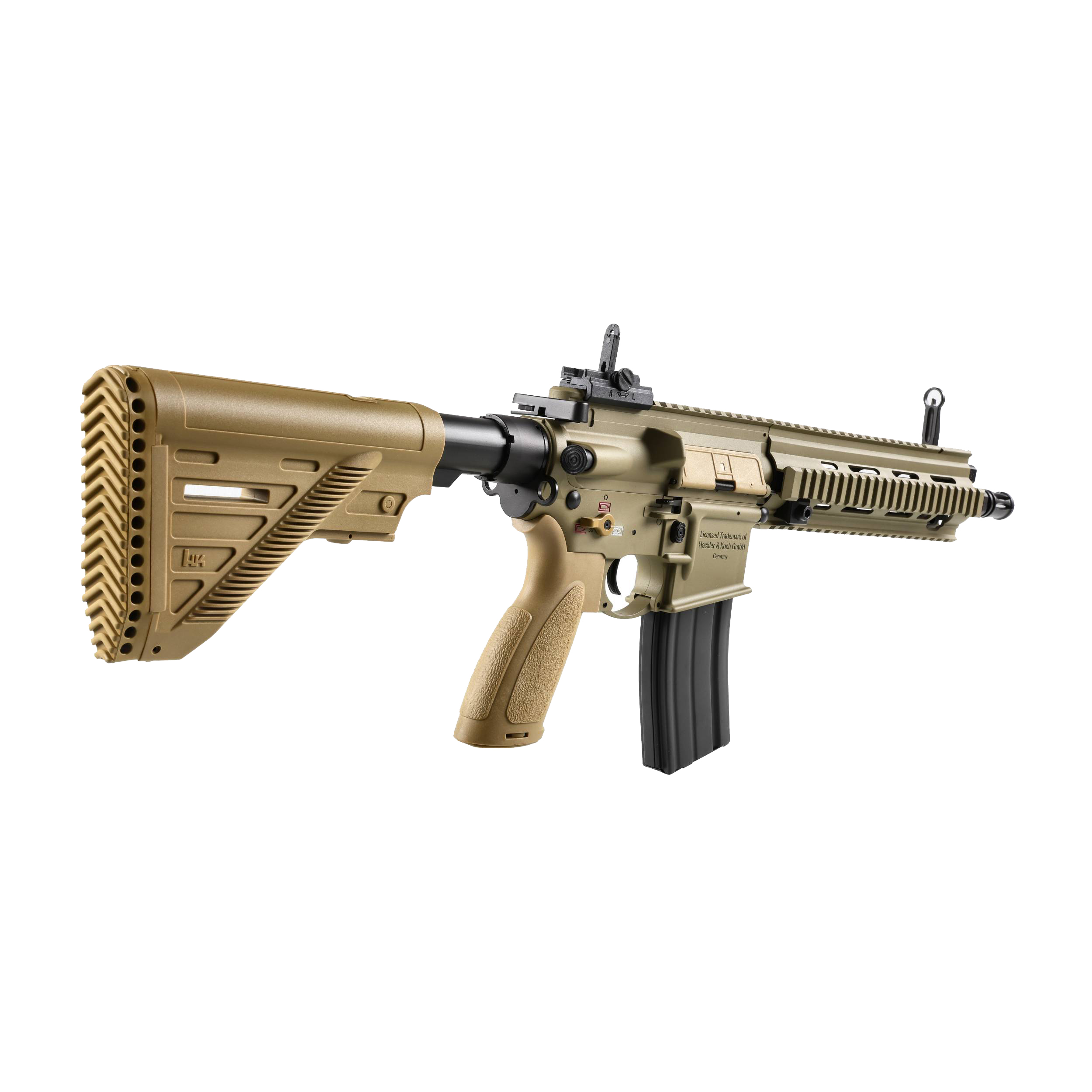 Replika karabinek ASG H&K Heckler&Koch HK416 A5 Sportsline 6 mm full-auto piaskowy - obrazek 6