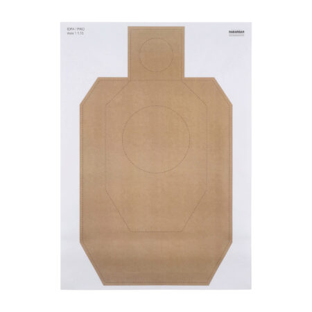 Tarcza strzelecka IDPA - pakiet 50 szt.