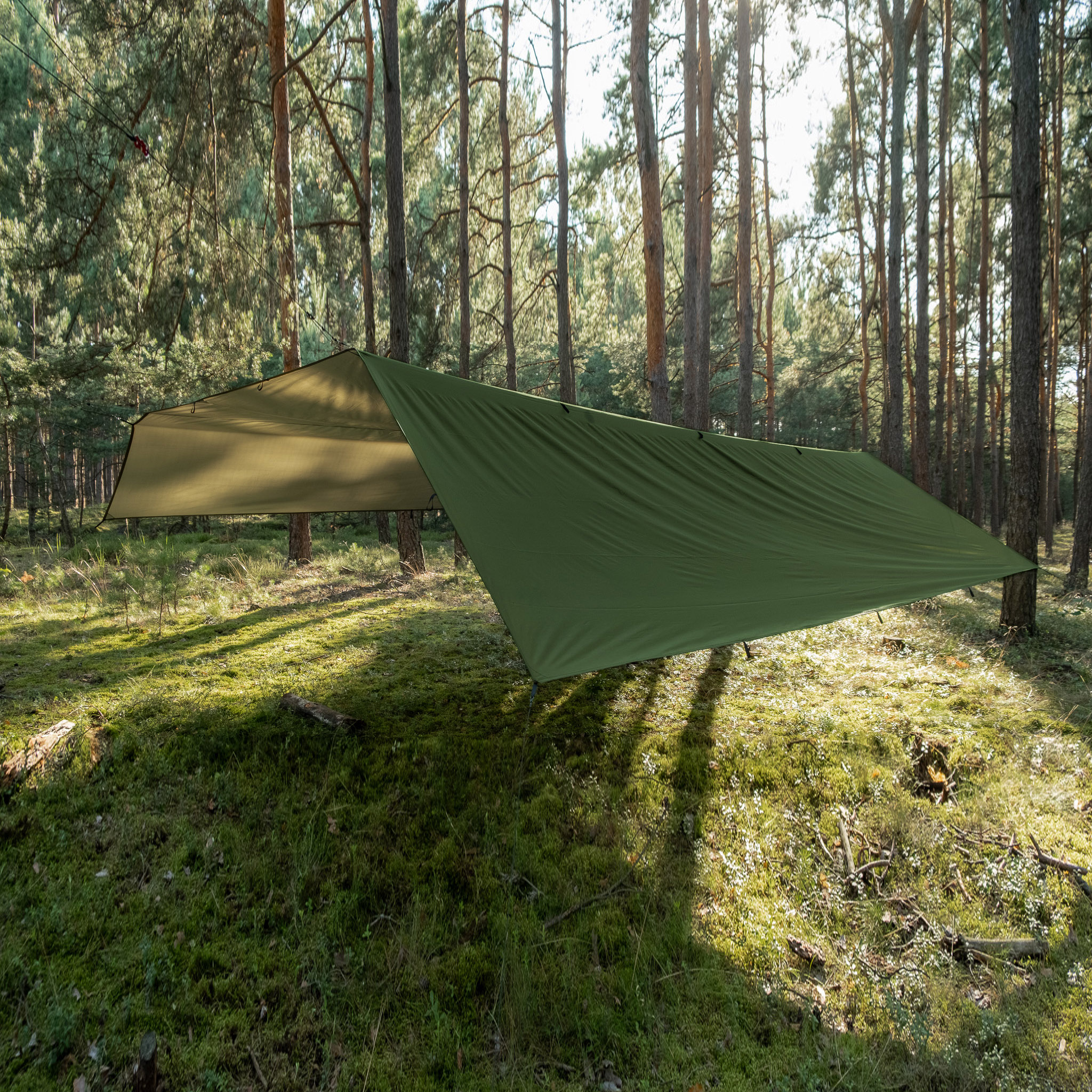 Tarp termo TigerWood 4,5m x 4,5m oliwkowy - obrazek 5