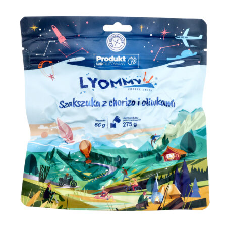 Żywność liofilizowana Lyommy Szakszuka z chorizo i oliwkami