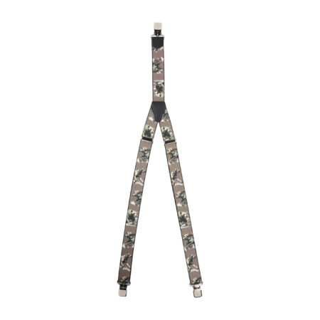 Szelki męskie Ranger 4 cm, drukowane, szare