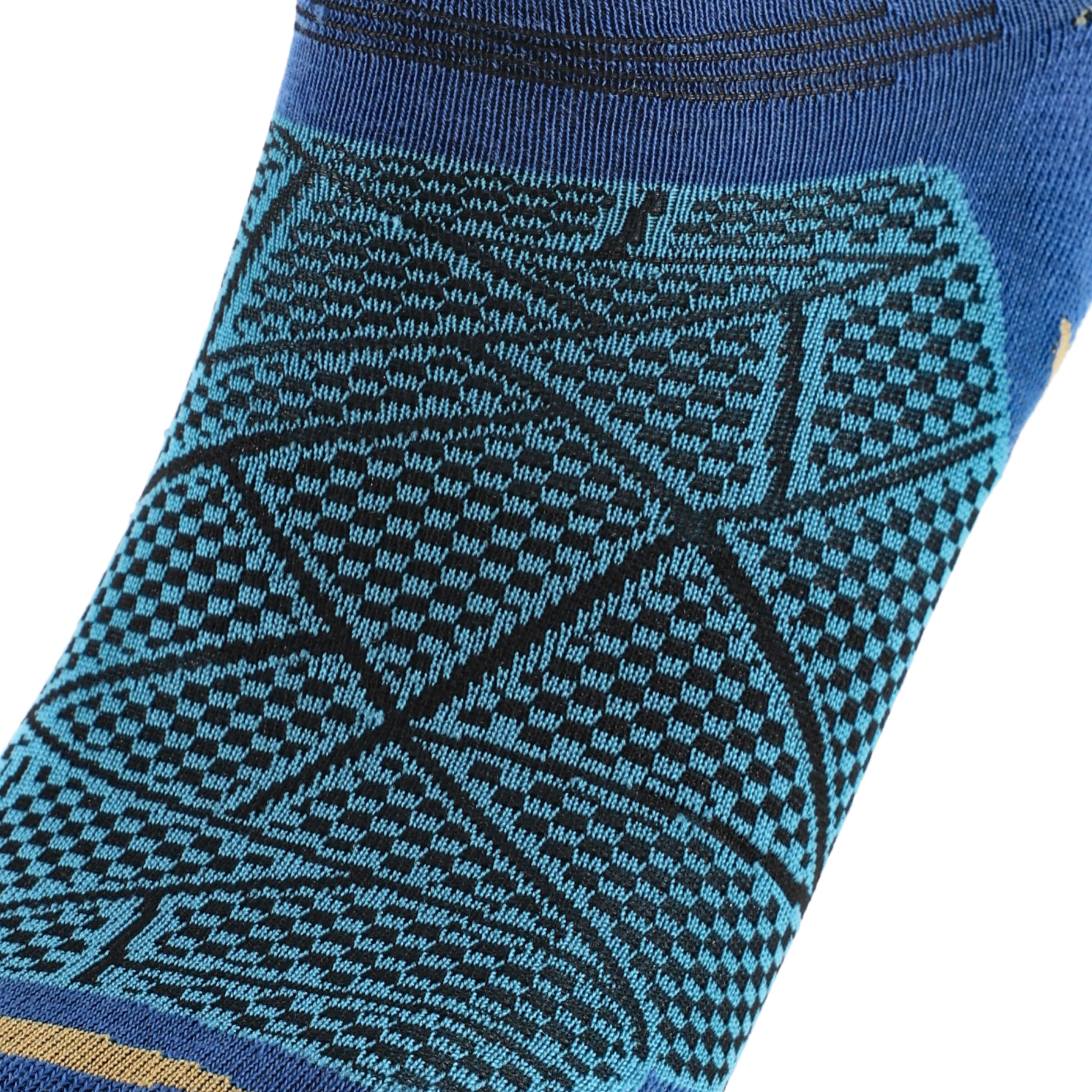 Skarpety Comodo Ultra Light Trial / Hiking czarno-niebieskie 43-46 - obrazek 5