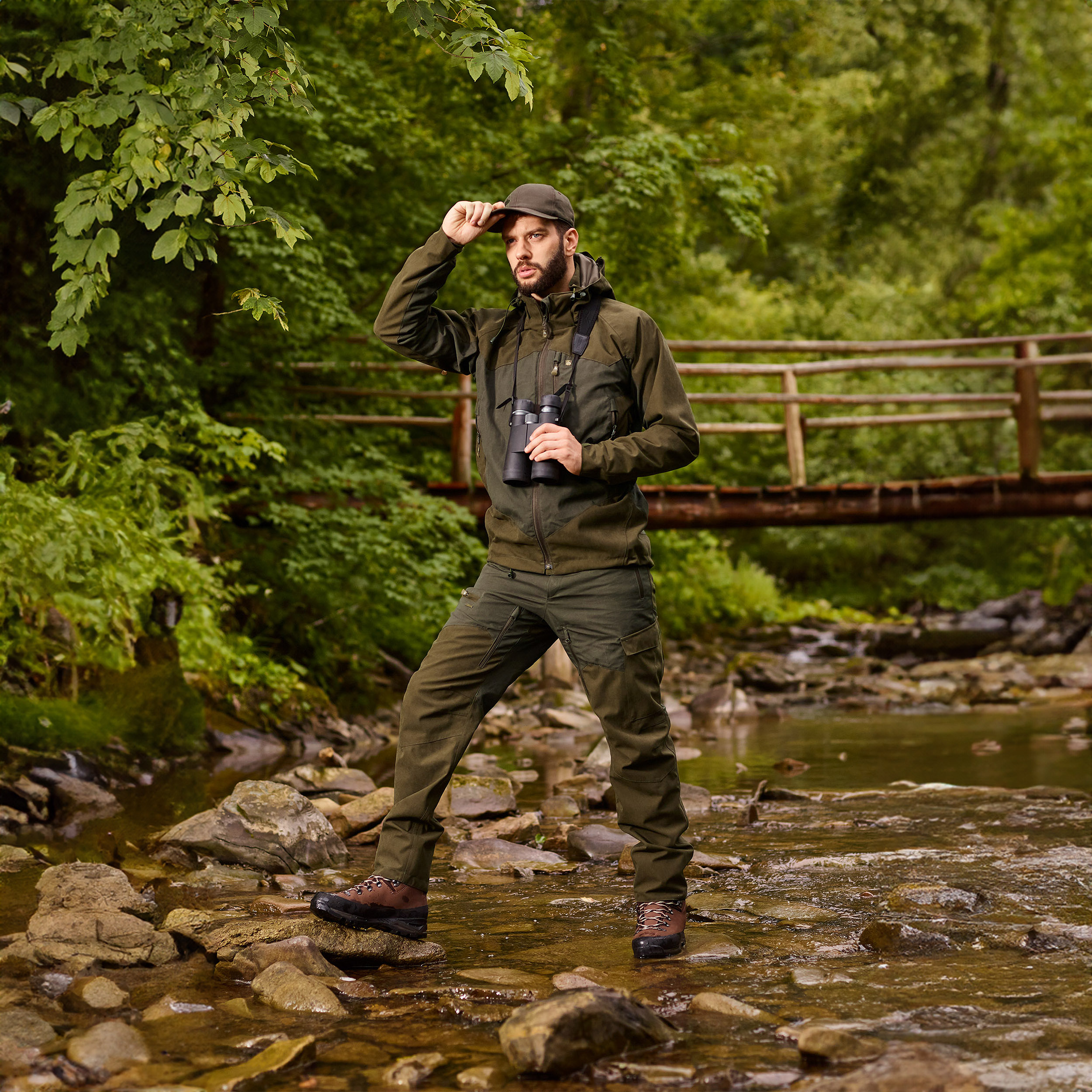 Spodnie męskie Tagart Iron 2 zielone S - obrazek 5