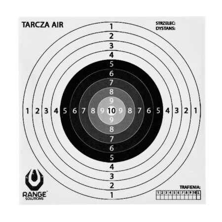 Tarcze do wiatrówki Range Solutions AIR 14x14 100szt.