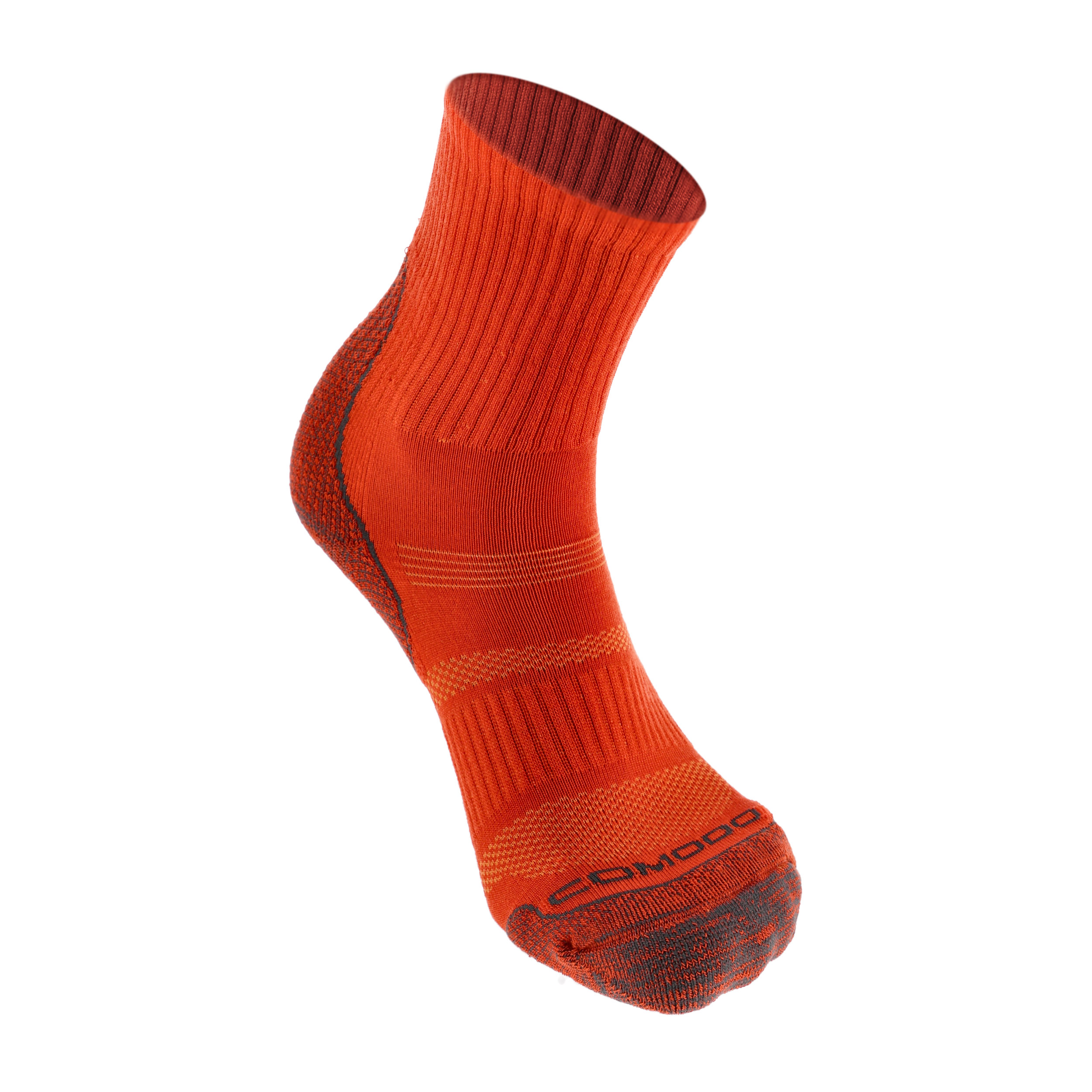 Skarpety turystyczne Comodo lekkie pomarańczowe 35-38 - obrazek 5