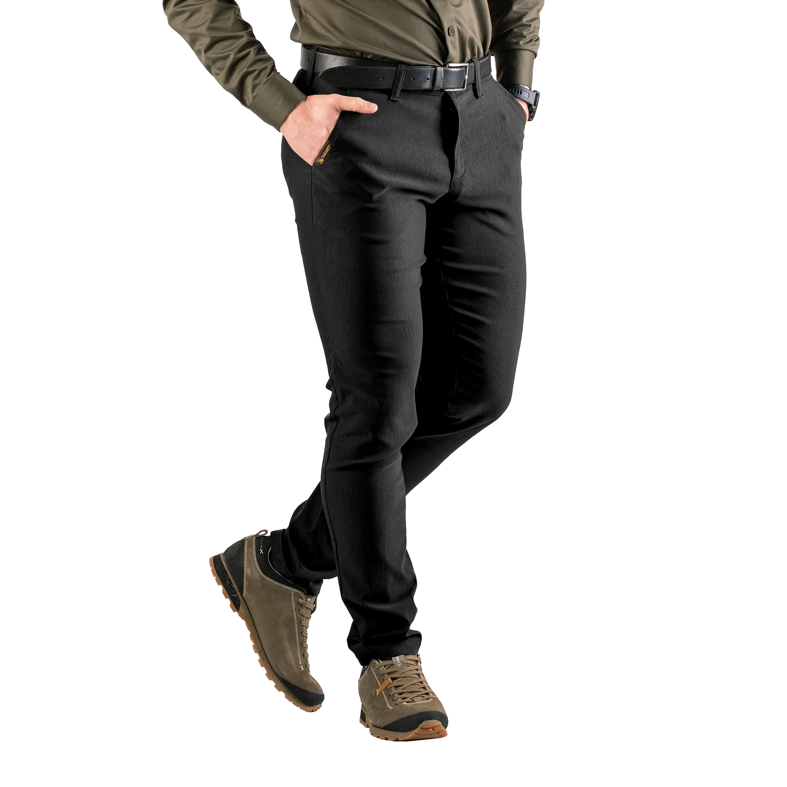 Spodnie męskie Tagart Falcon czarne 176/86 - obrazek 4