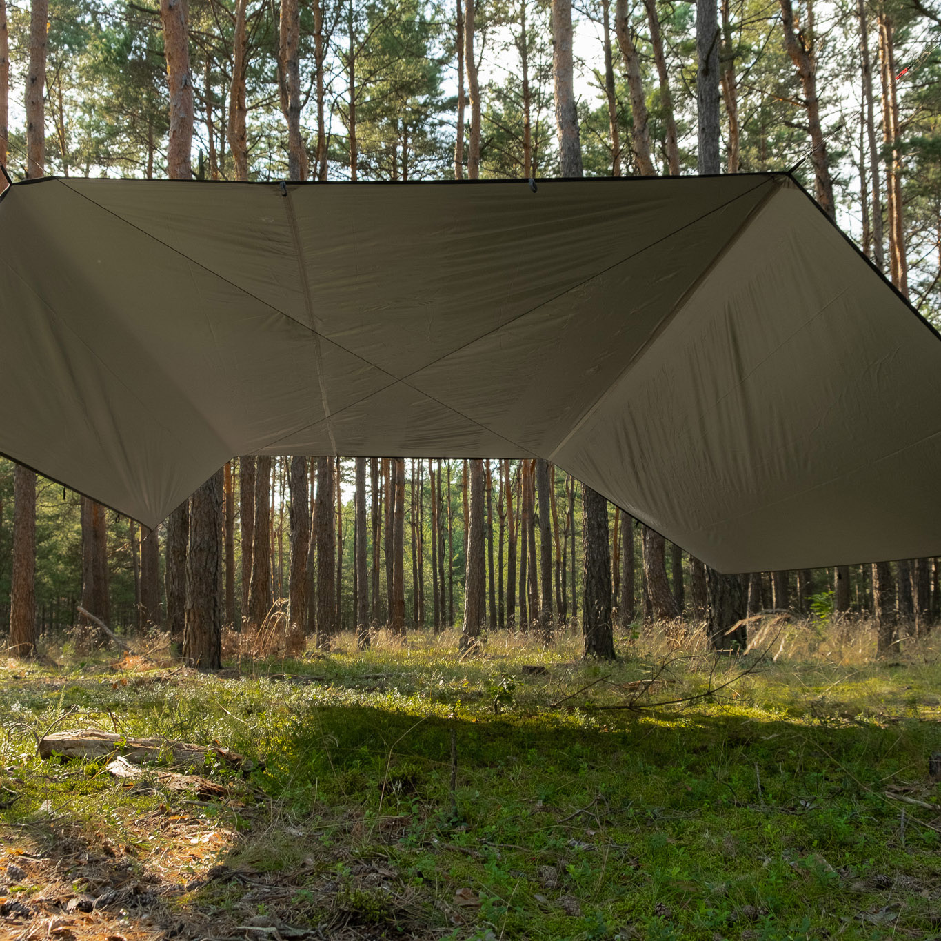 Tarp termo TigerWood 4,5m x 4,5m czarny - obrazek 7