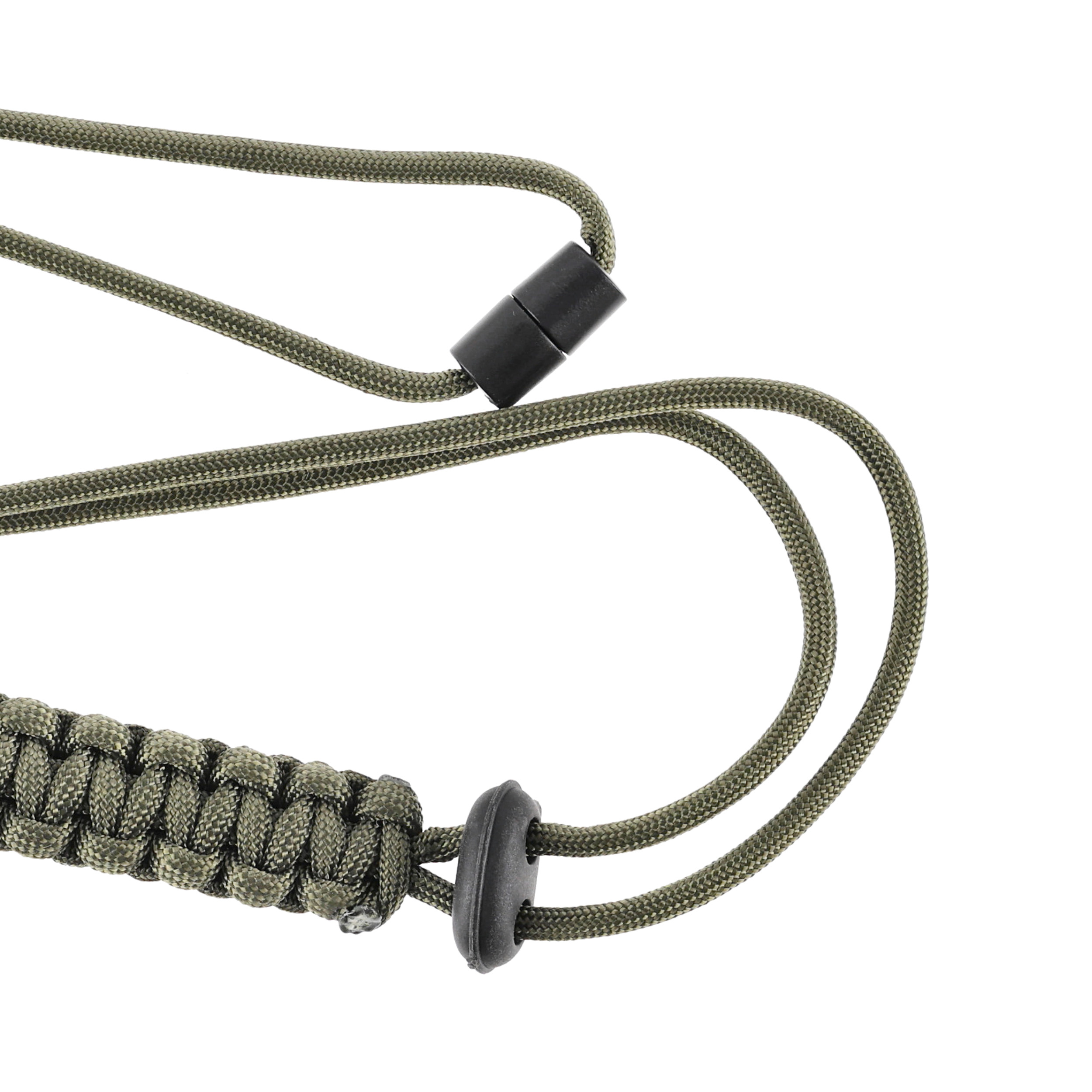 Smycz paracord Mil-Tec oliwkowa - obrazek 2