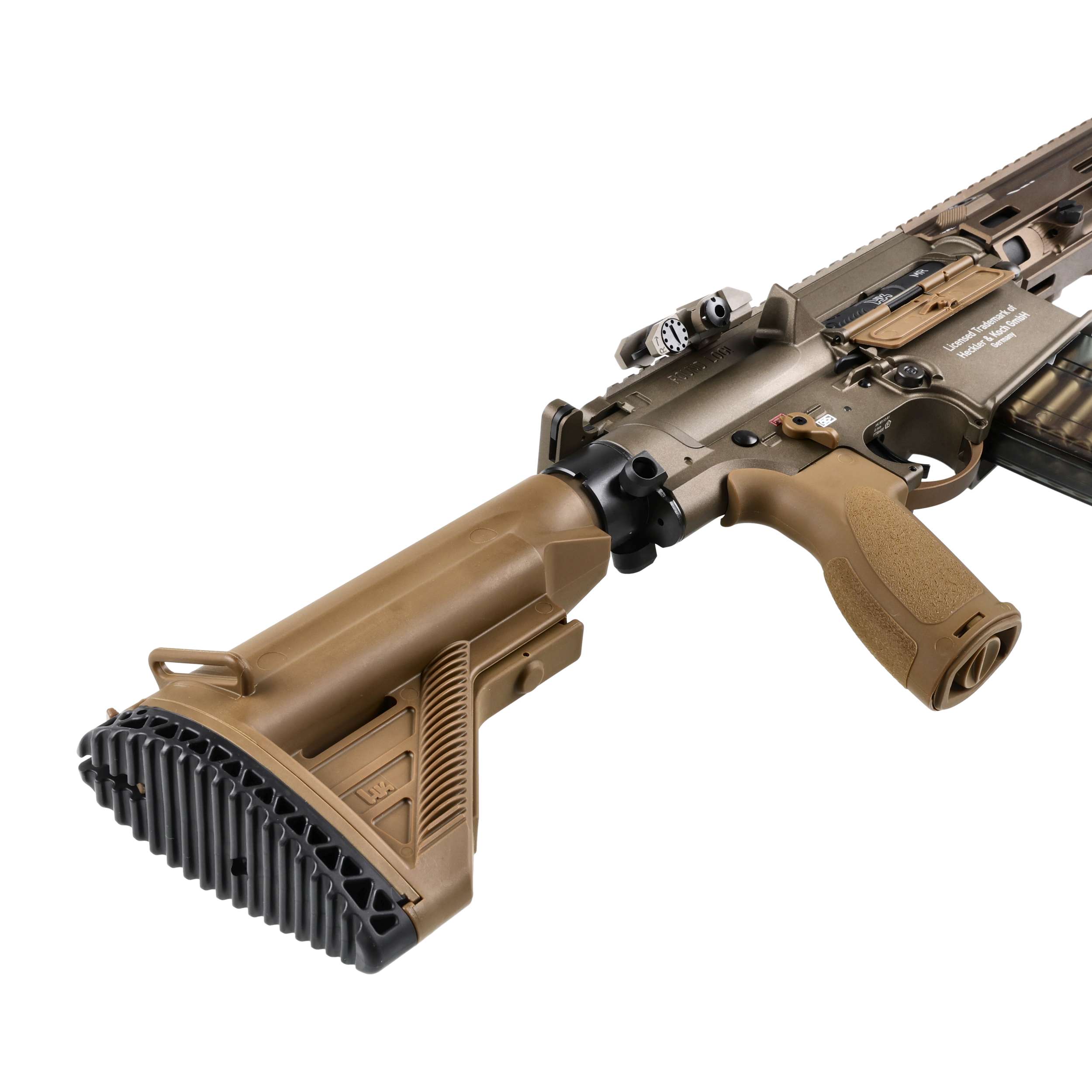 Replika karabinek ASG H&K Heckler&Koch HK M110 A1 6 mm BB, brązowa - obrazek 6