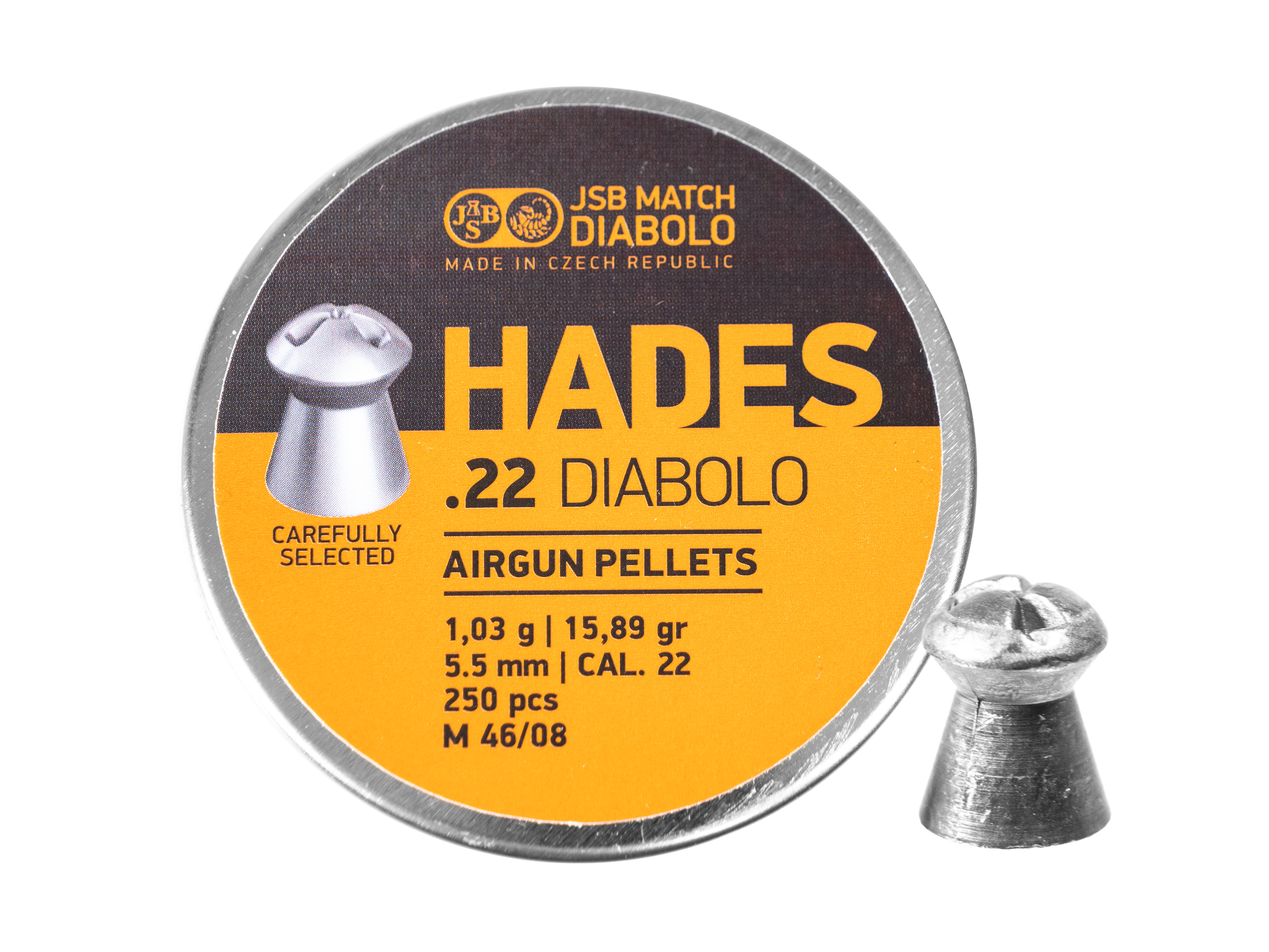 Śrut diabolo JSB Hades 5,5 mm 250 szt.