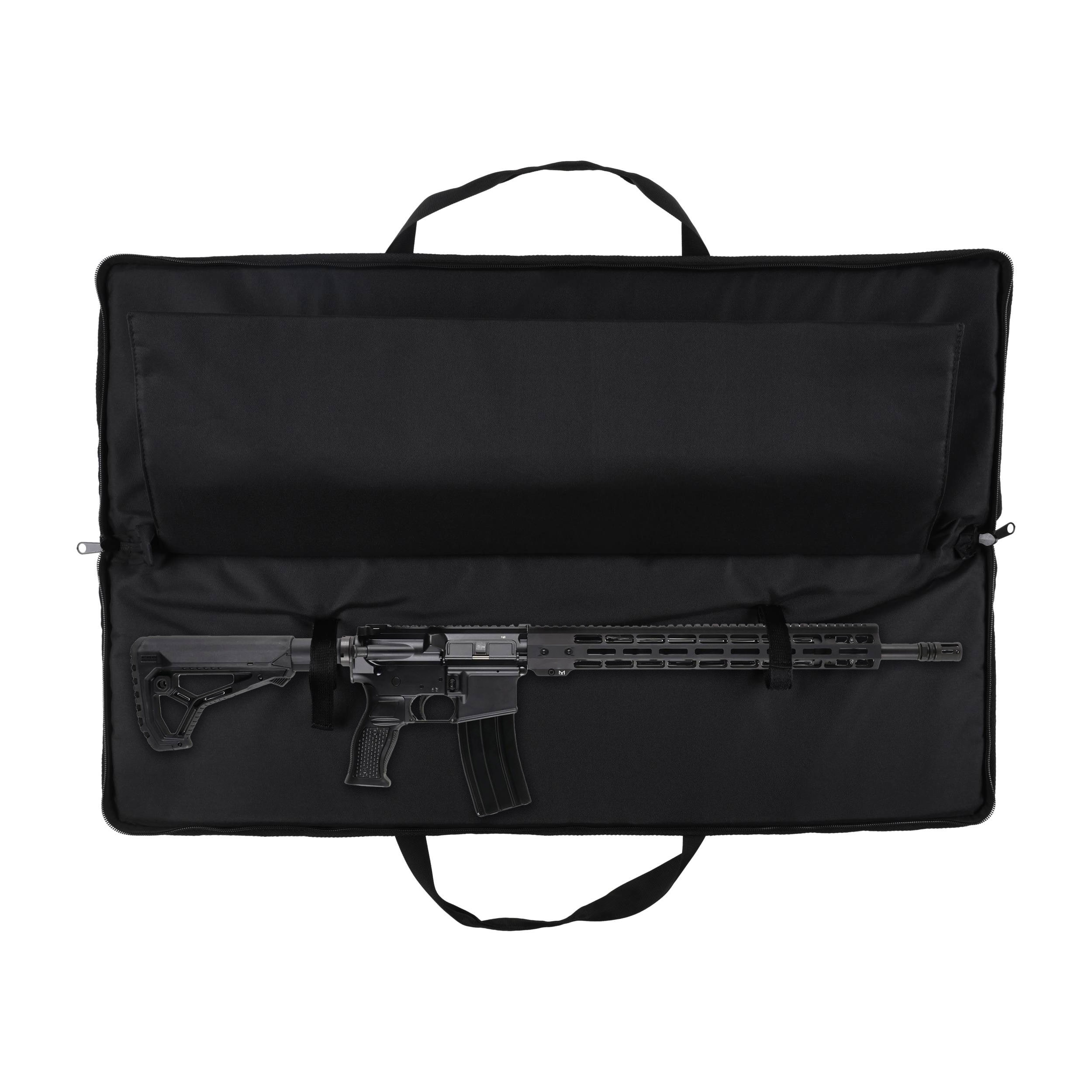 Pokrowiec na dwie jednostki AR tactical 05 1,03m, kolor czarny, 4 kieszenie na magazynki plus 1 duza, haft VX - obrazek 3