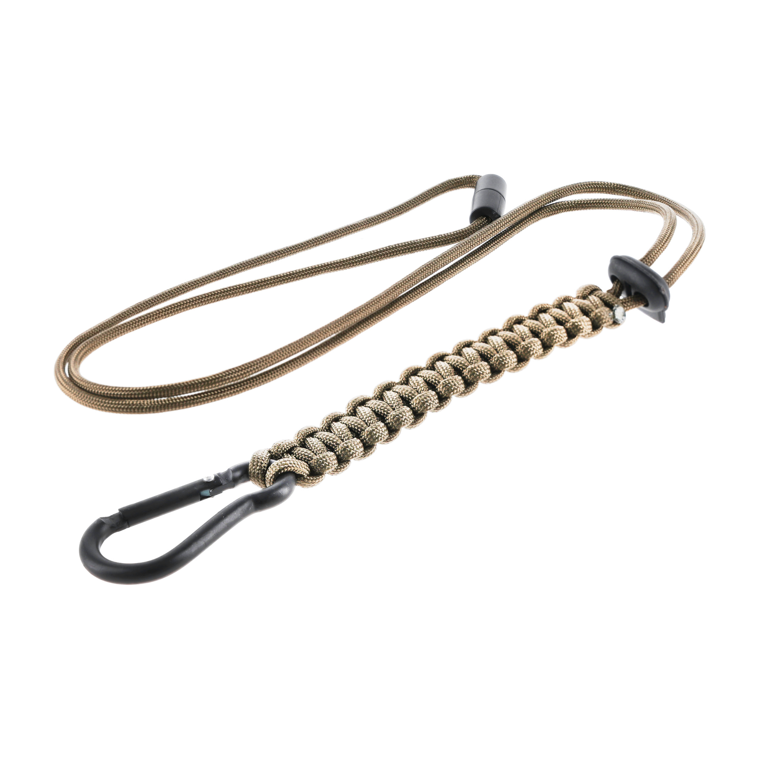 Smycz paracord Mil-Tec coyote - obrazek 4