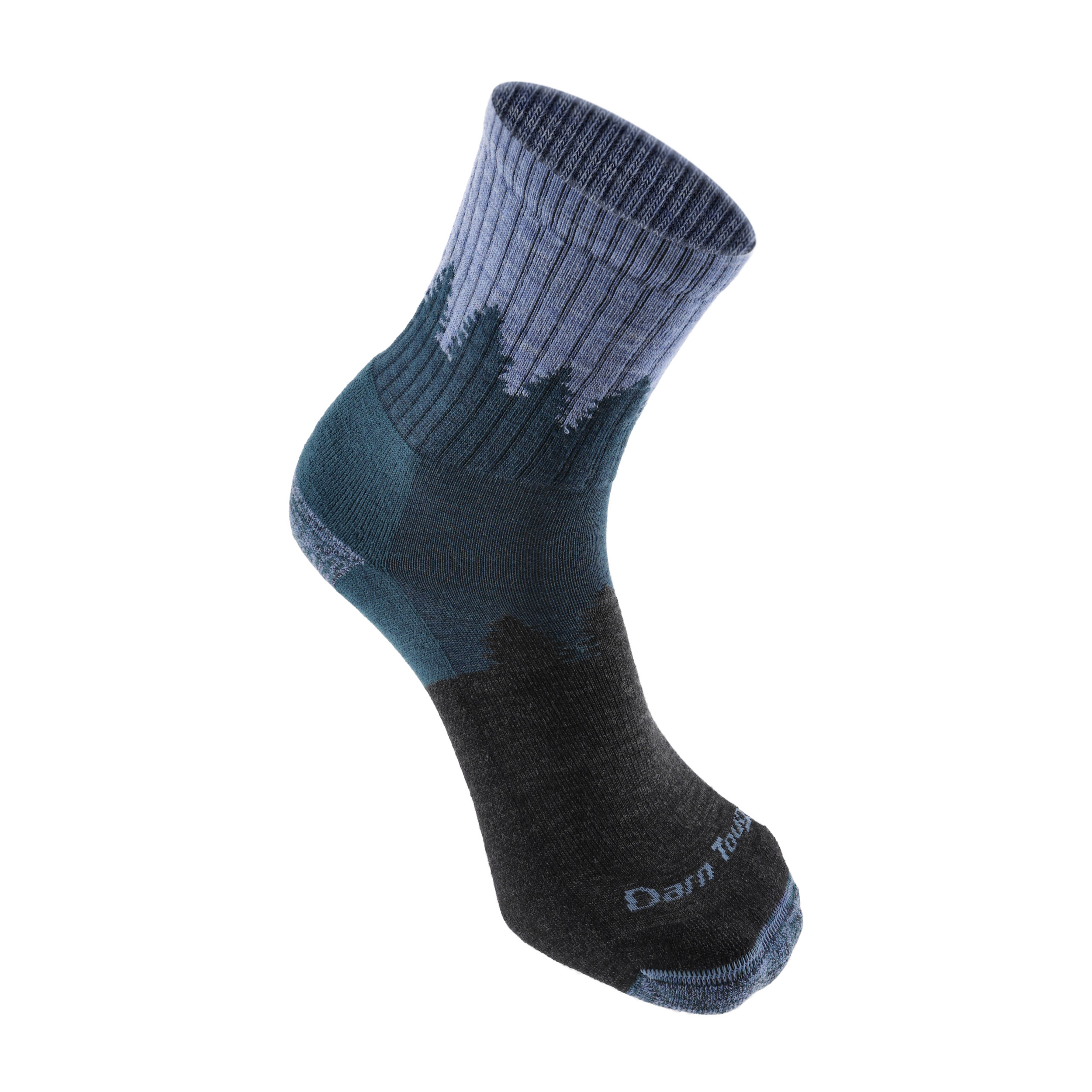 Skarpety trekkingowe damskie Darn Tough Treeline Blue 38-40.5 - obrazek 3