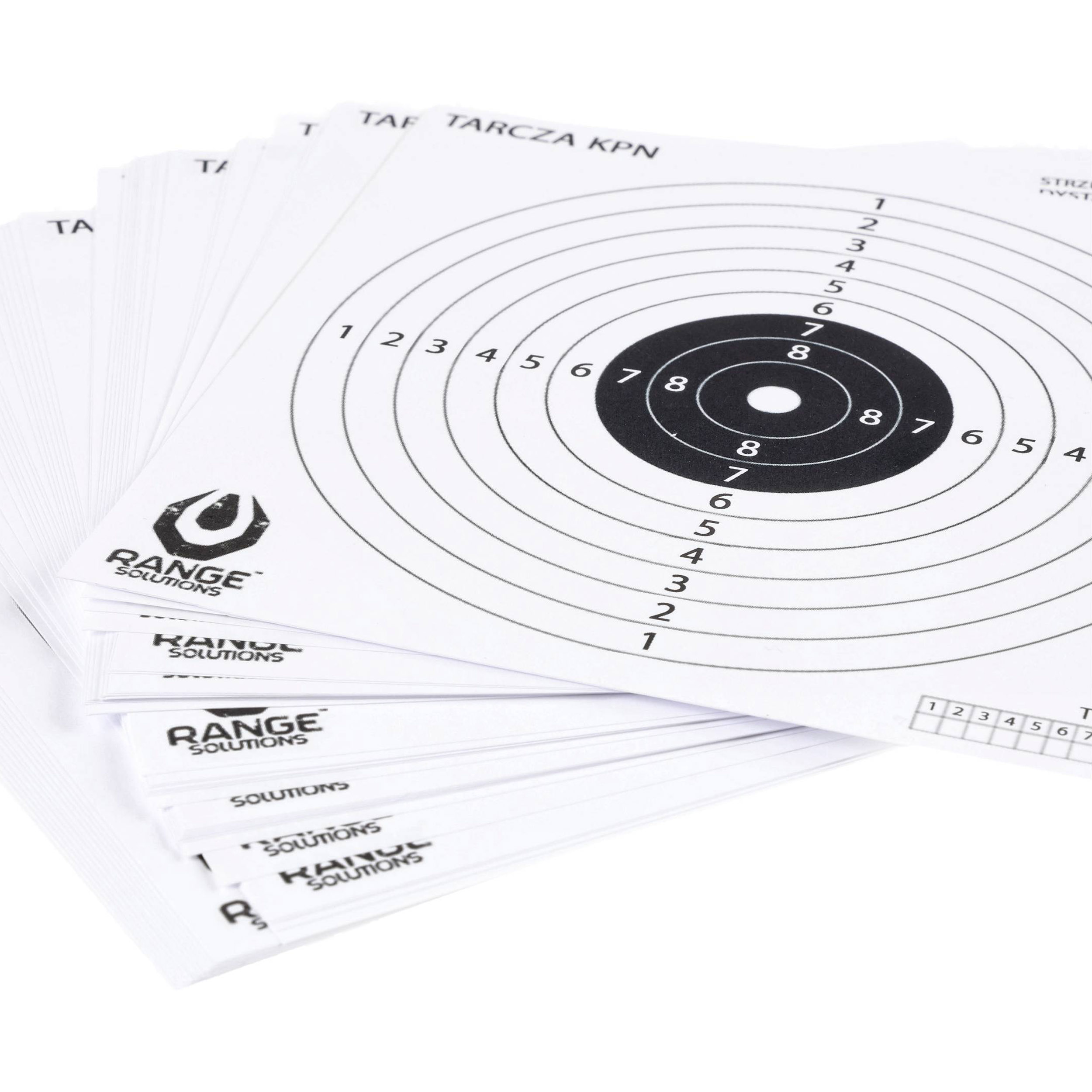 Tarcze Range Solutions KPN do wiatrówki 14x14cm 100szt - obrazek 3