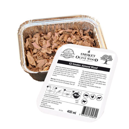 Smokey Olive Wood Migdałowe zrębki wędzarnicze EZ-Smoker No 2 400 ml