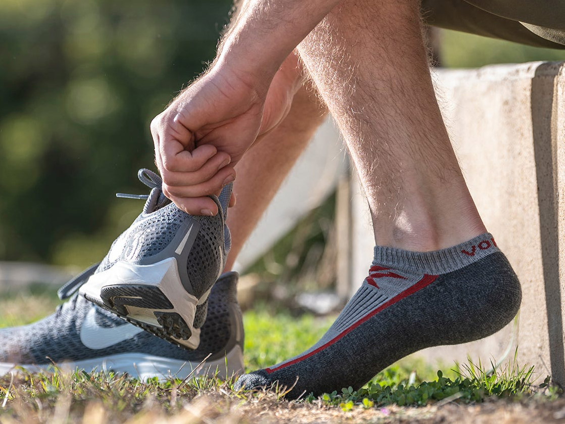 Stopki męskie Vortex Everyday Trek No Show szare L - obrazek 2