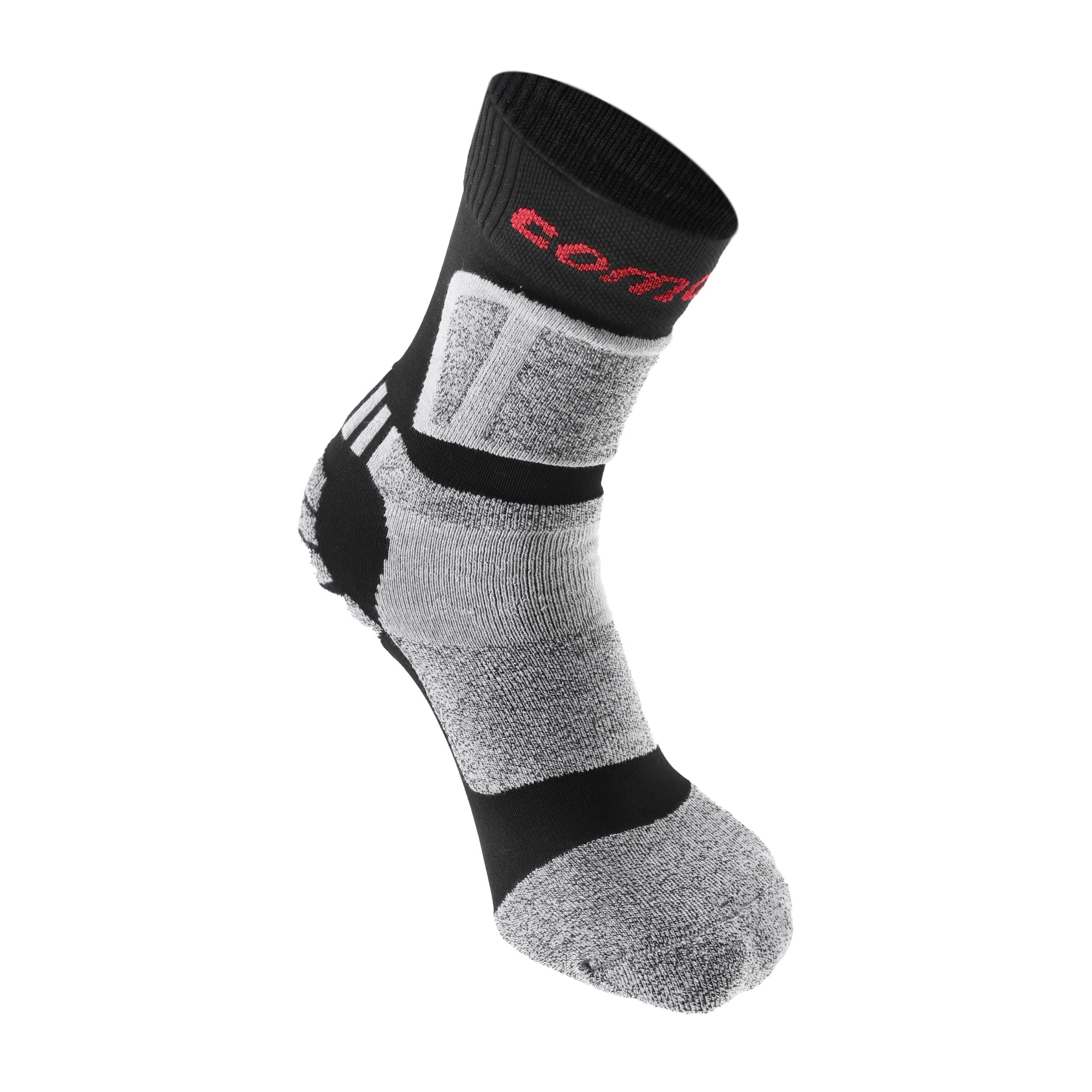 Skarpety techniczne Comodo trekingowe czarno-białe 35-38 - obrazek 3