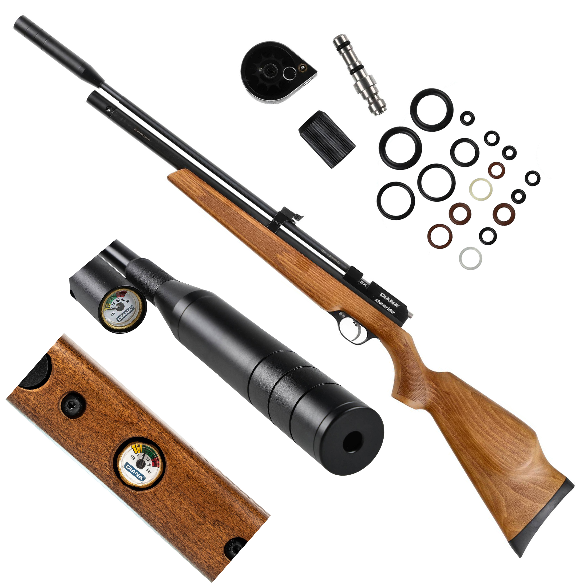 Wiatrówka Diana PCP Stormrider 5,5 mm Ek < 17J drewno - obrazek 10