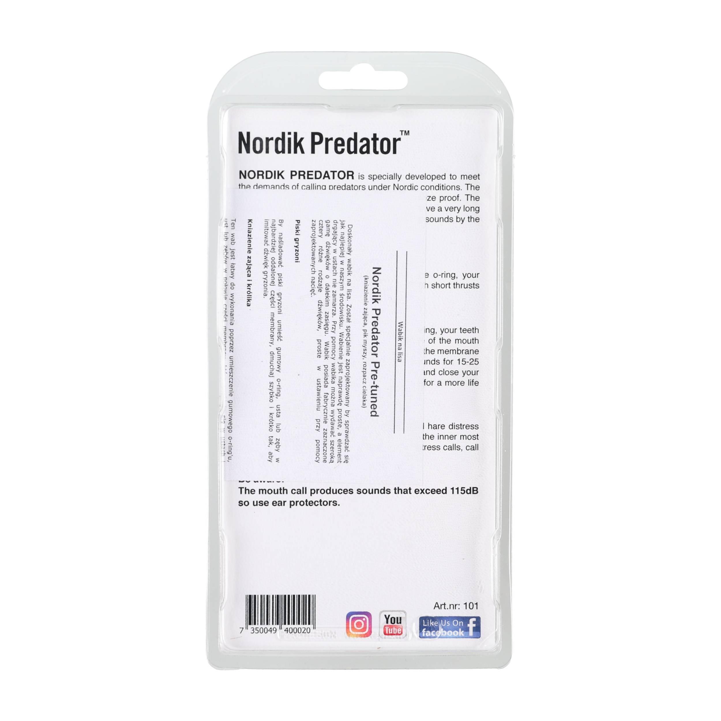 Wabik Nordik Predator Pre-tuned na lisy - obrazek 7