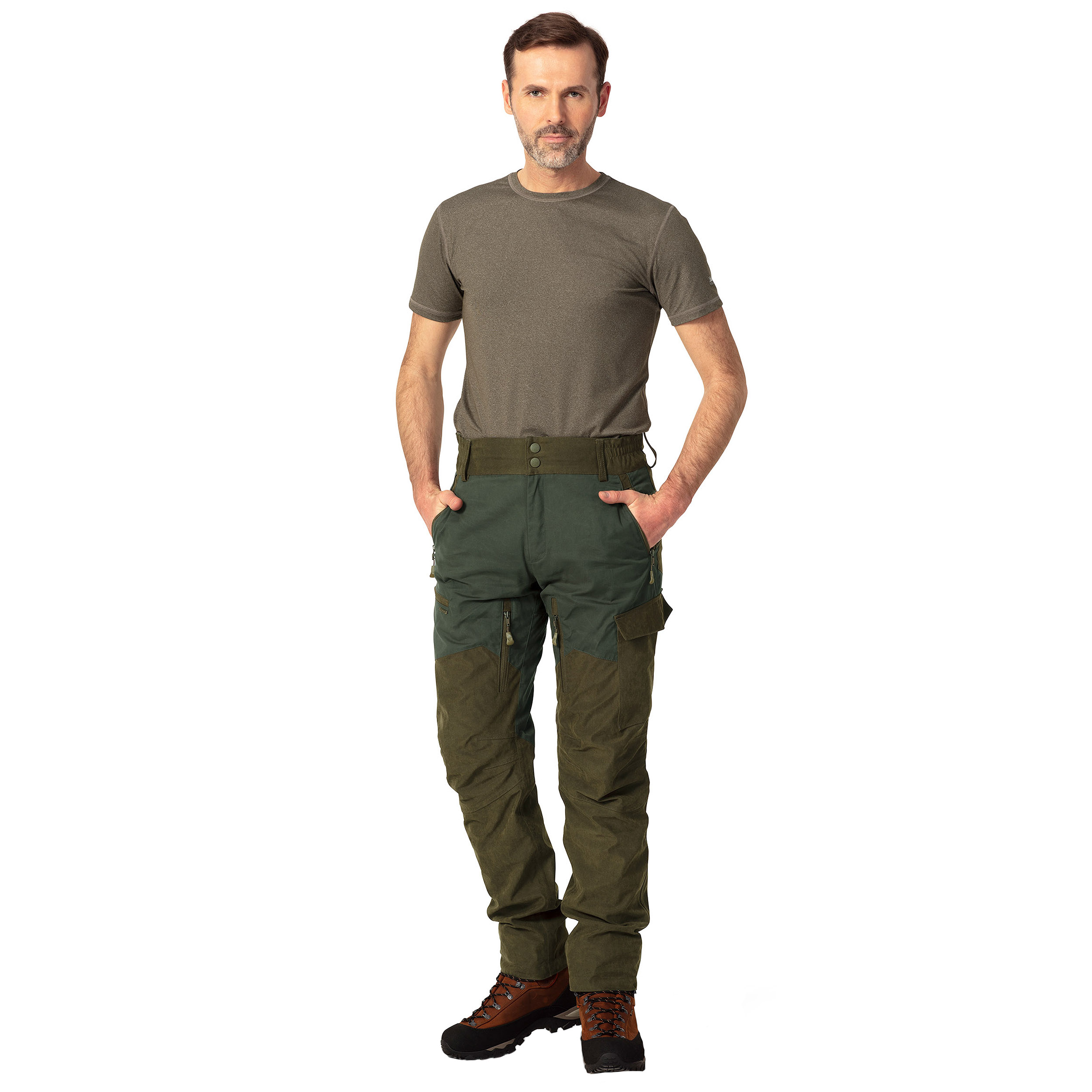 Spodnie męskie Tagart Iron 2 zielone S - obrazek 2