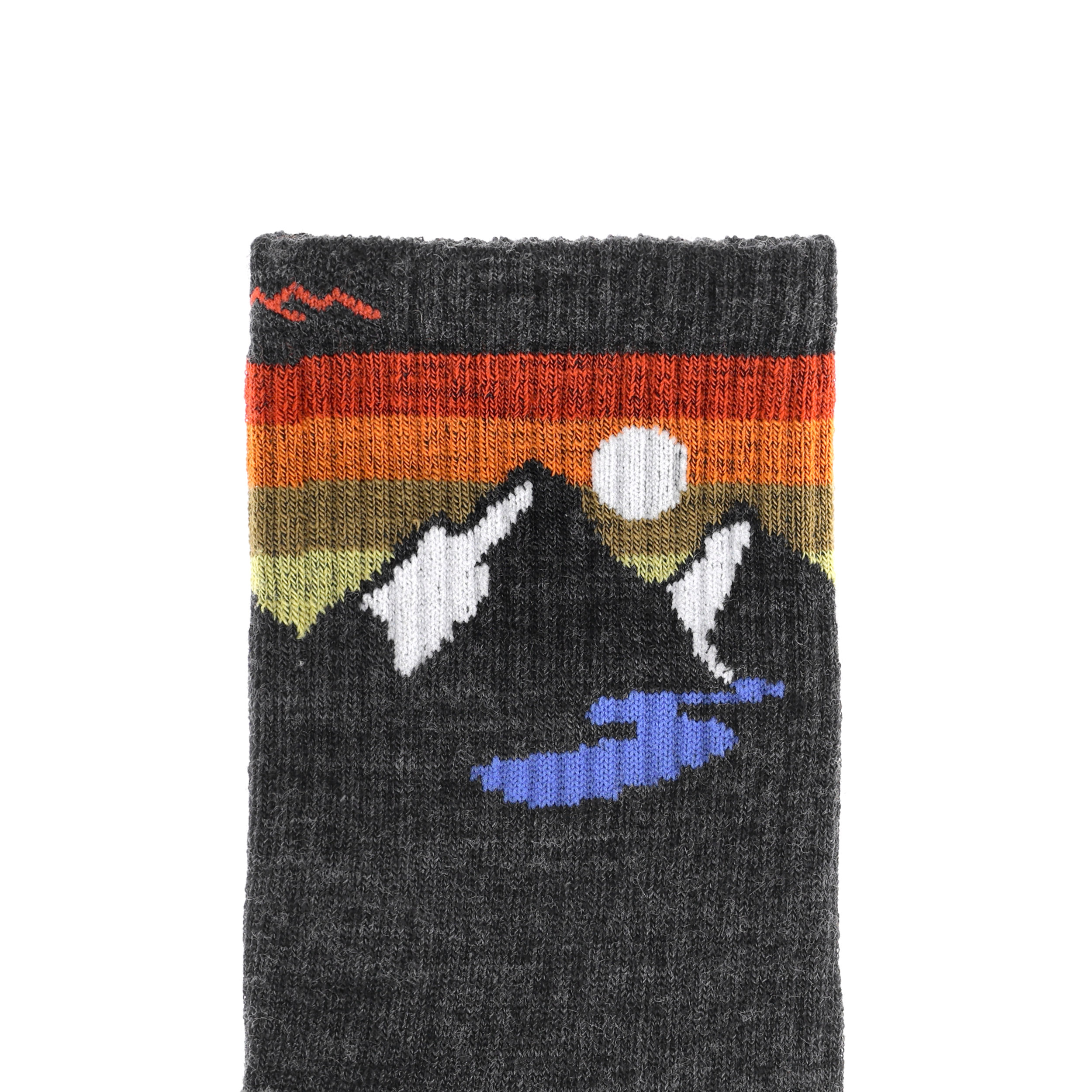 Skarpety trekkingowe męskie Darn Tough Sunset Ridge Charcoal 43-45.5 - obrazek 6