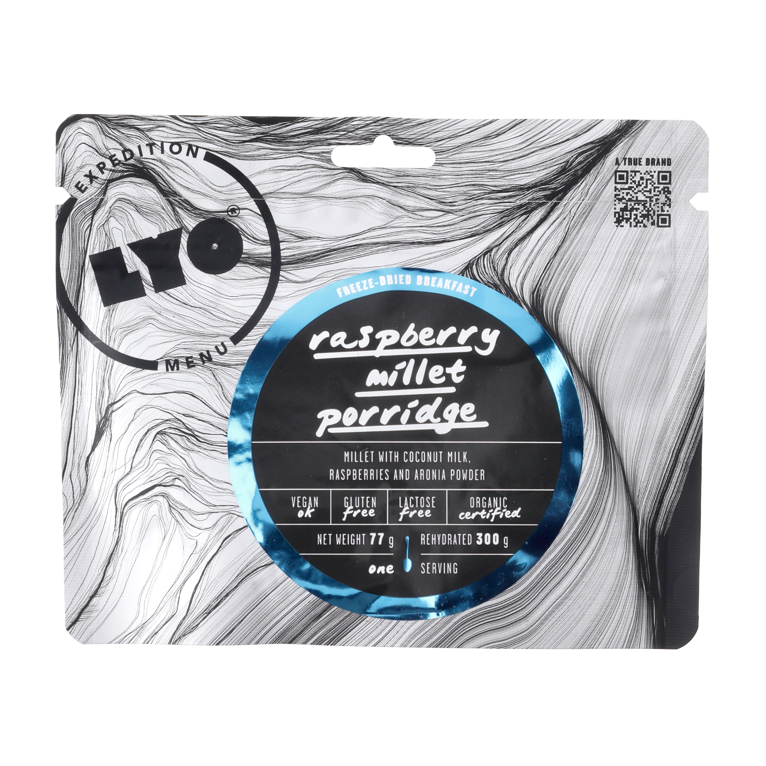 Żywność liofilizowana LYOFOOD Jaglanka malinowo-kokosowa 300 g