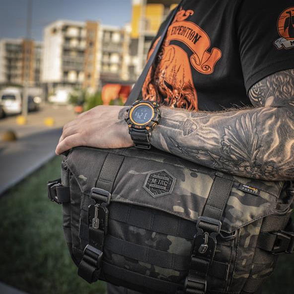 Zegarek M-Tac taktyczny Adventure czarno-pomarańczowy - obrazek 7