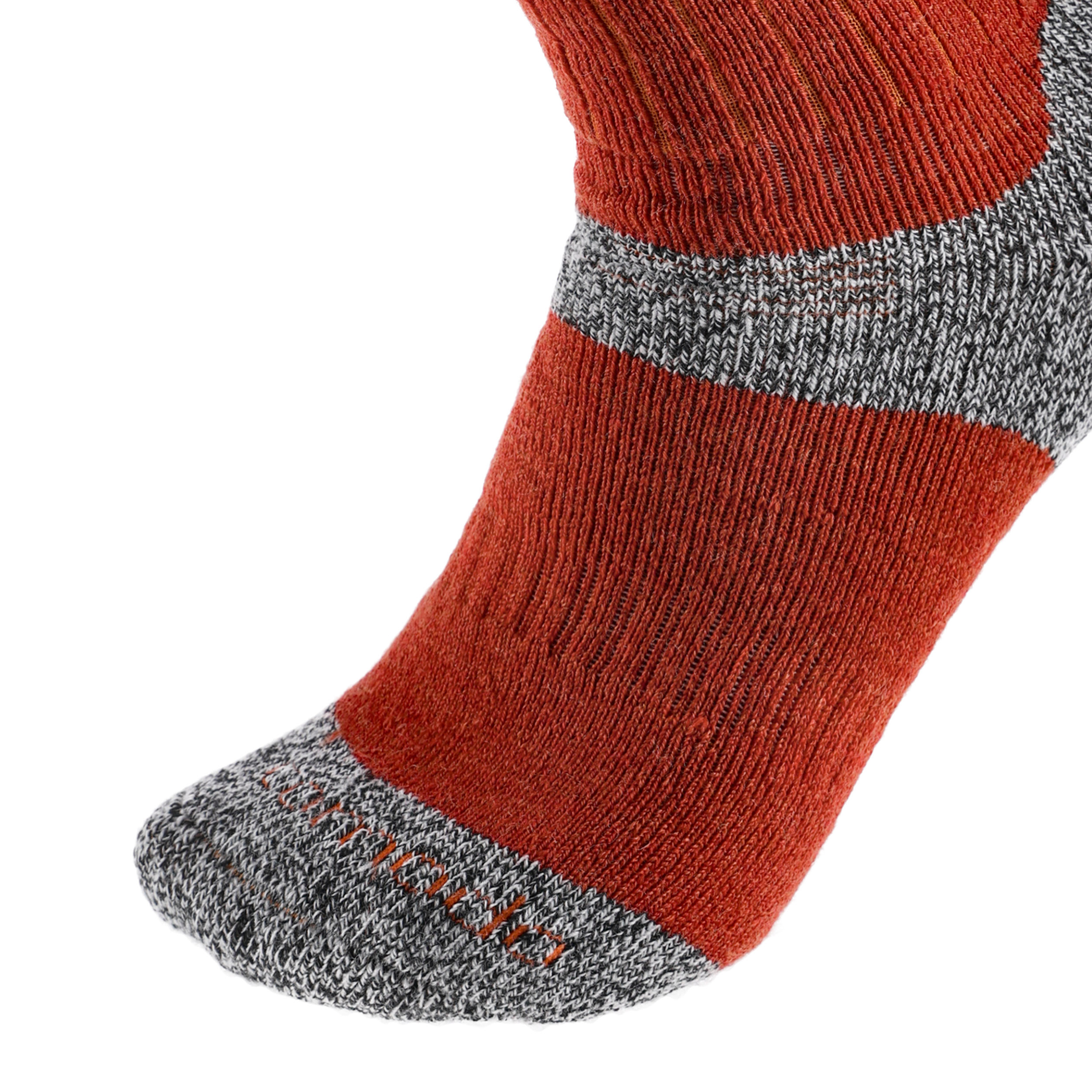 Skarpety turystyczne Comodo wełniane pomarańczowe 43-46 - obrazek 4