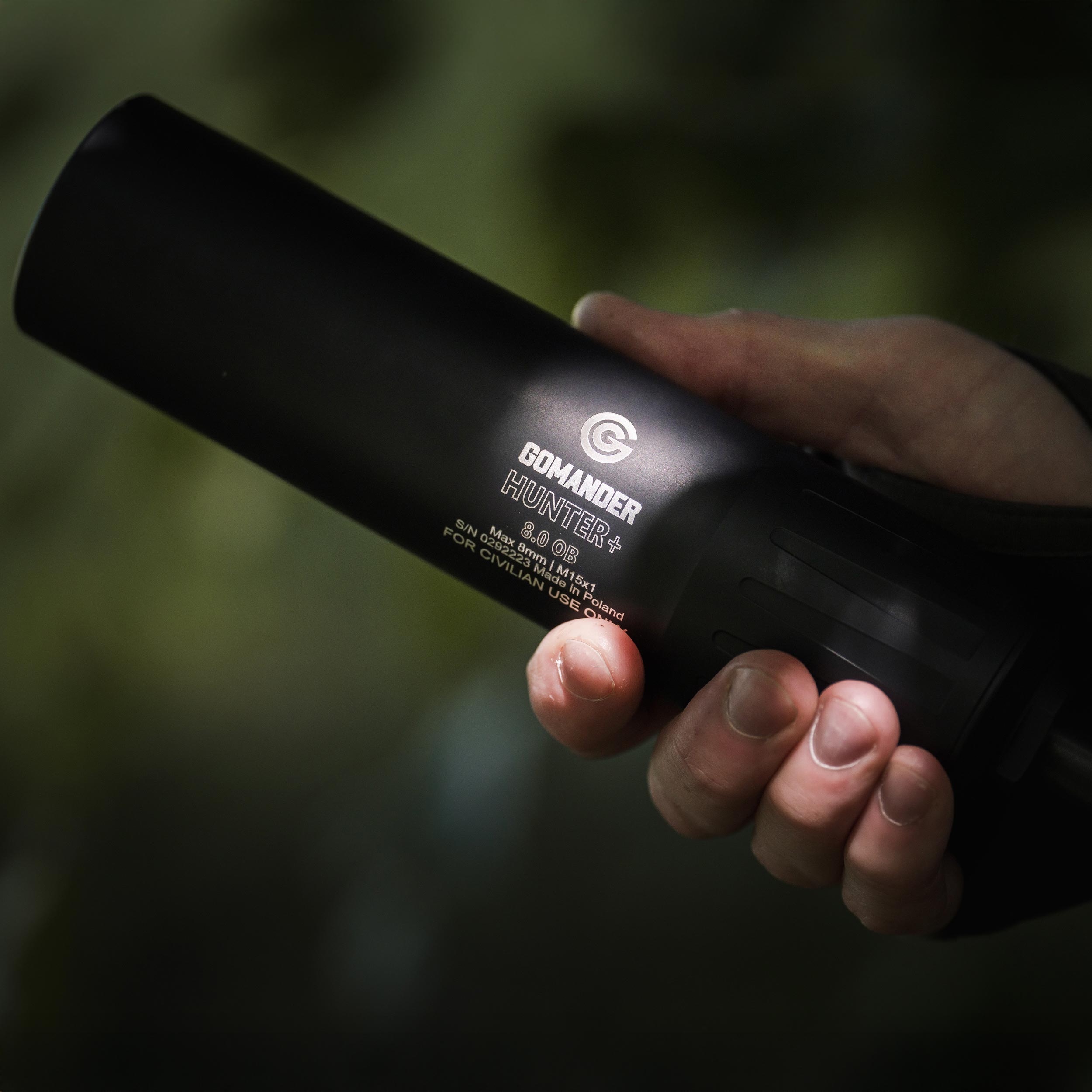 Tłumik Gomander Hunter II OB 8,0 M15x1 Czarny - obrazek 7