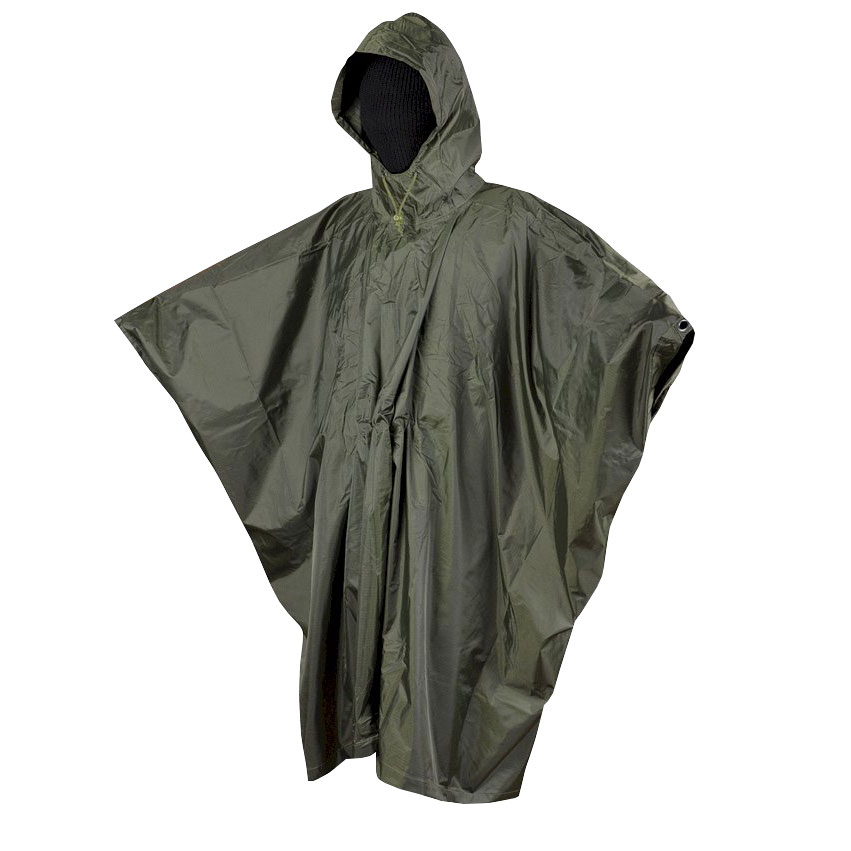 Ponczo Texar ripstop oliwkowe