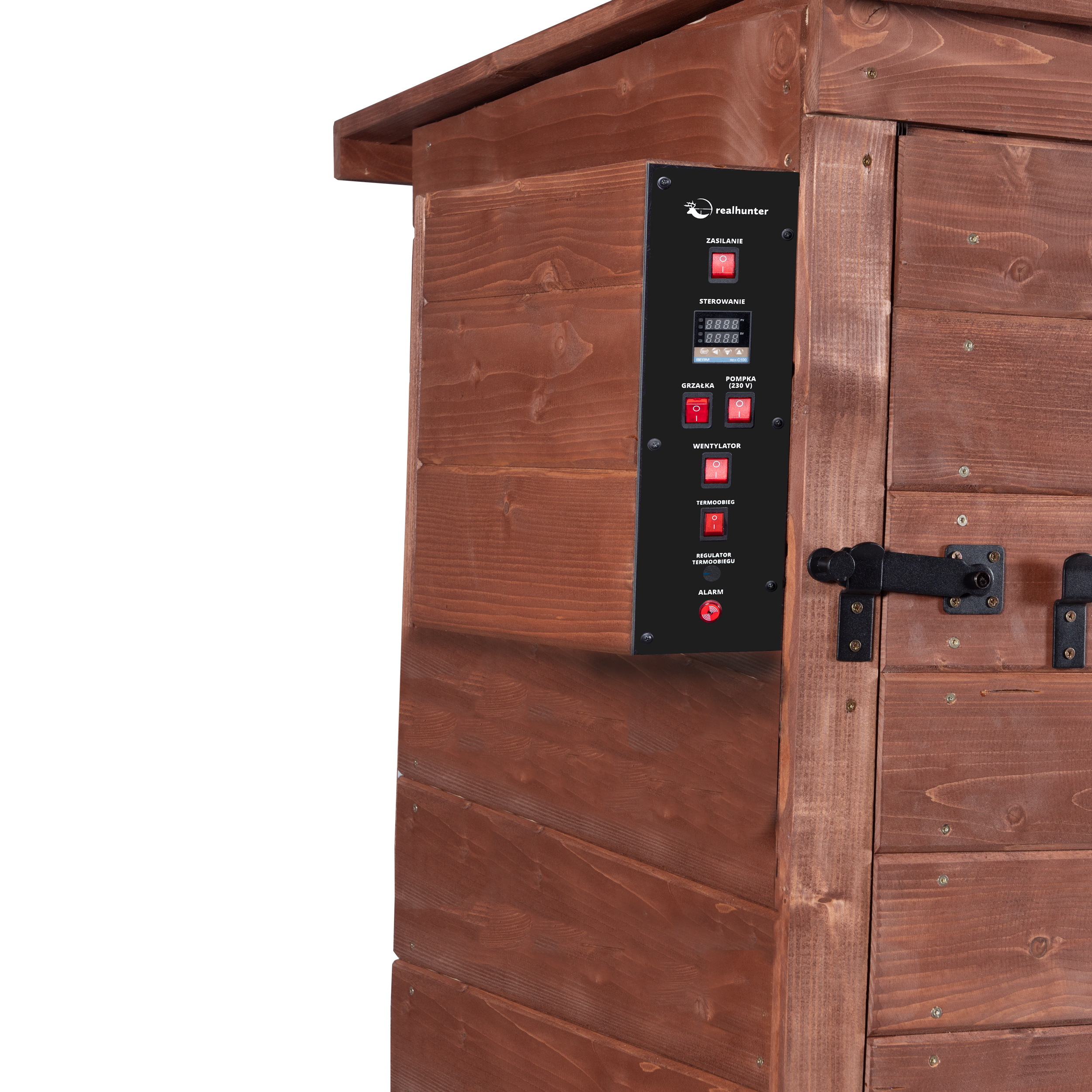 Wędzarnia smoker RealHunter Optimum 270 l 2000W orzech - obrazek 5