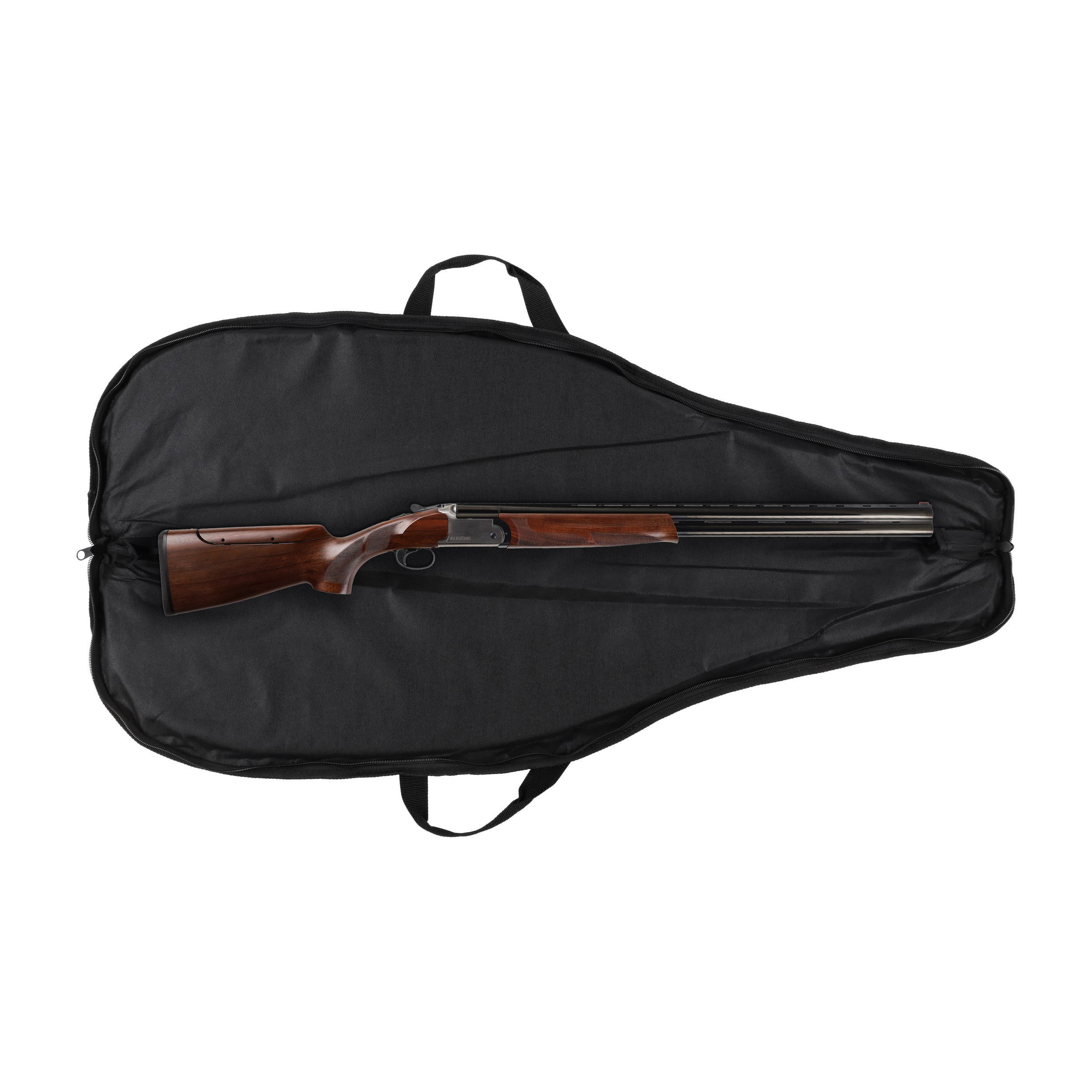 Pokrowiec na broń LPDK2 02 1,25m długa kieszeń, kolor kamuflaż wojskowy/czarny haft mała tarcza czarna - obrazek 3