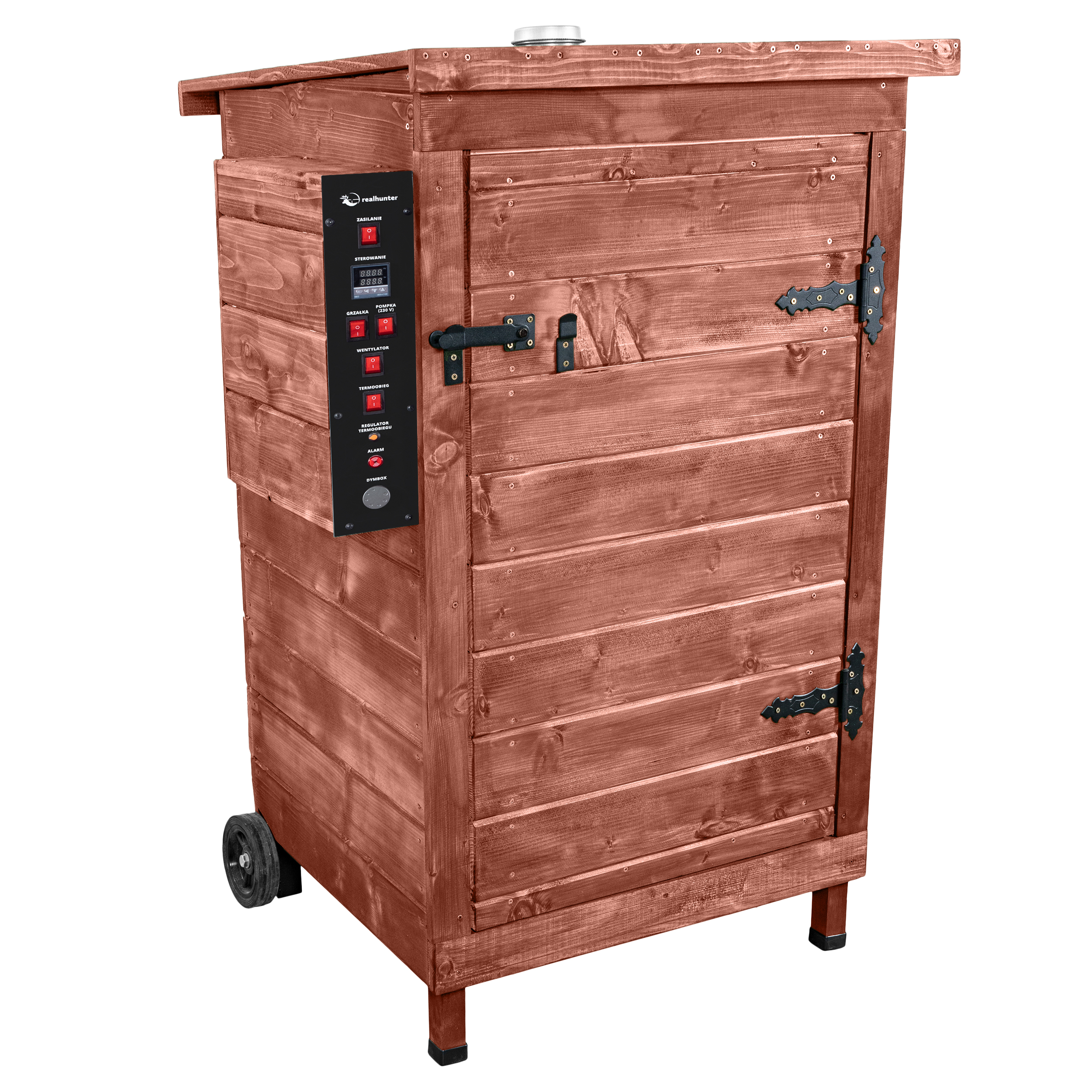 Wędzarnia smoker RealHunter Premium 200 l 2000W orzech - obrazek 3