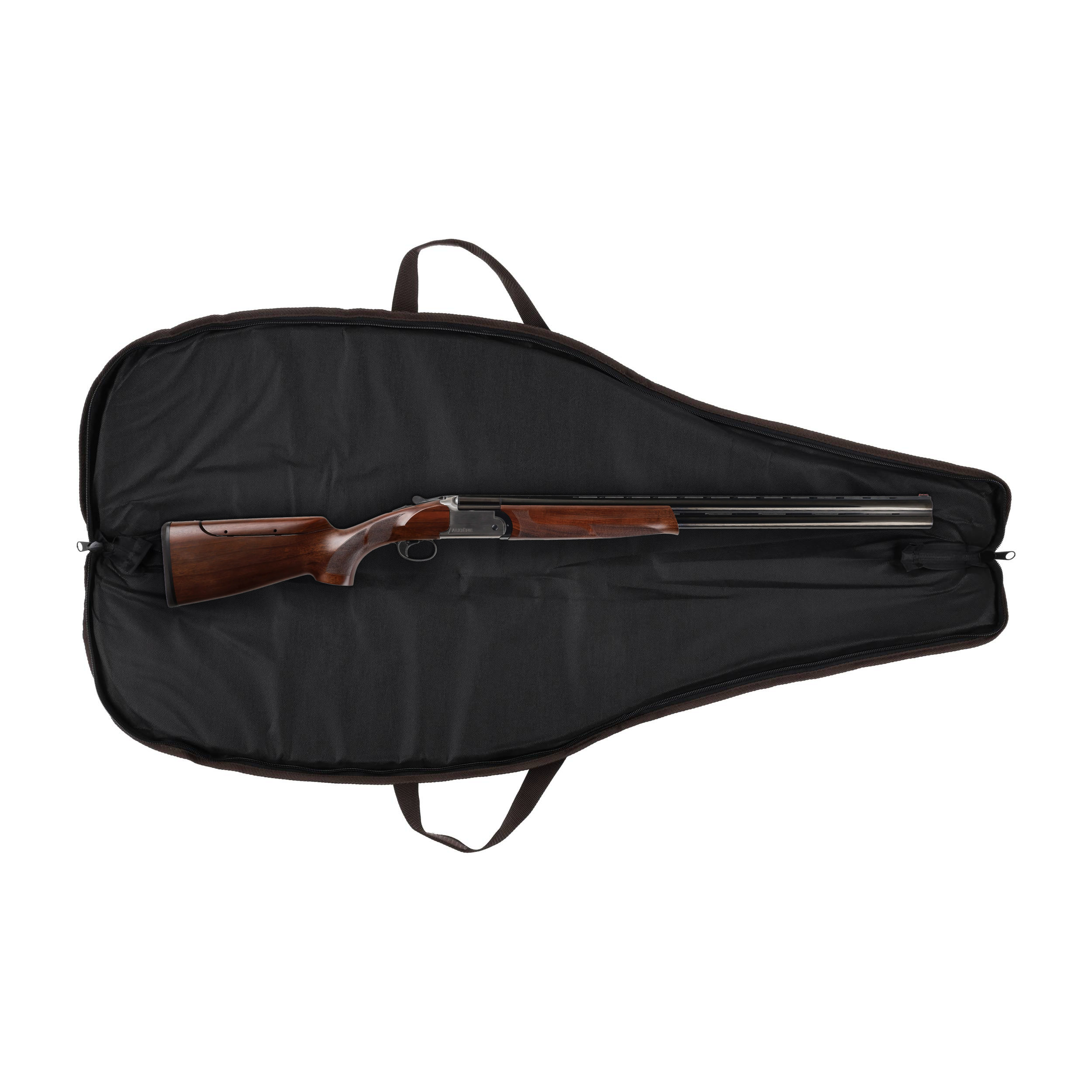 Pokrowiec Forsport na broń LPZKAM 02 1.25m, kolor kamuflaż leśny/ zamsz brąz, haft jeleń ryczy w trawie - obrazek 3