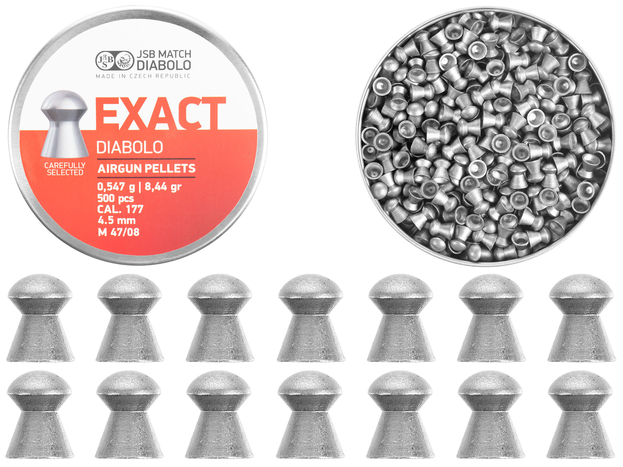 Śrut diabolo JSB Exact 4,53 mm 500 szt. - obrazek 4