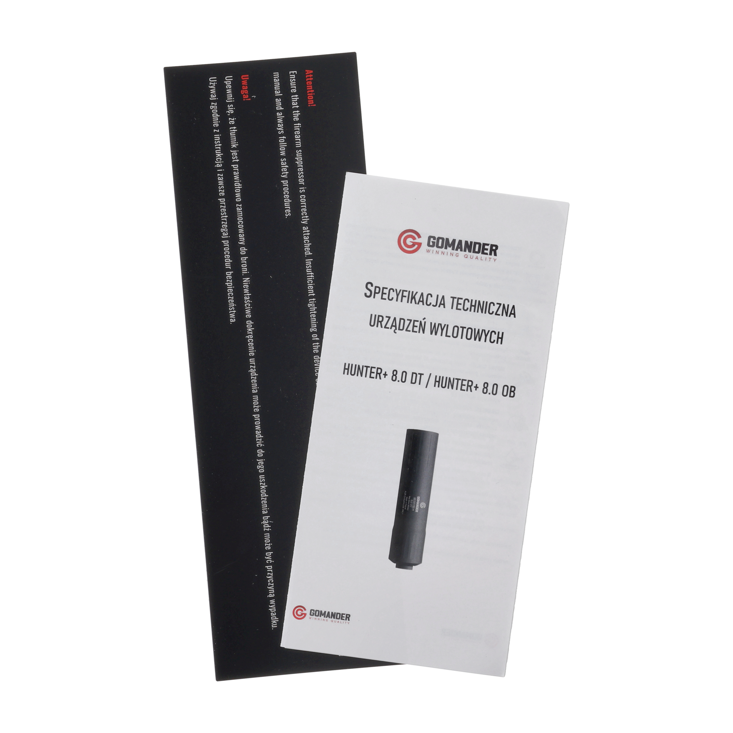 Tłumik Gomander Hunter II OB 8.0 M15X1 FDE - obrazek 6