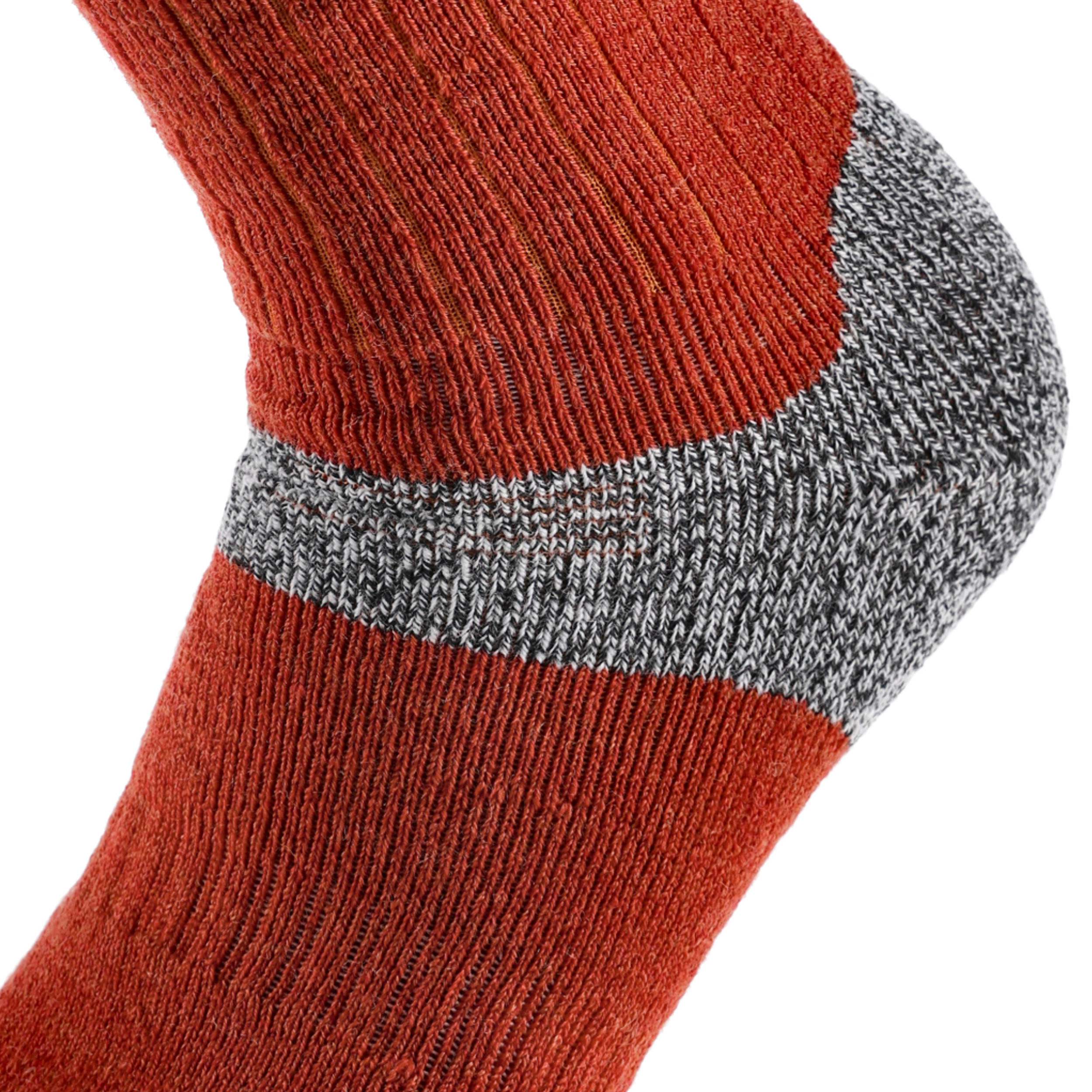 Skarpety turystyczne Comodo wełniane pomarańczowe 35-38 - obrazek 5