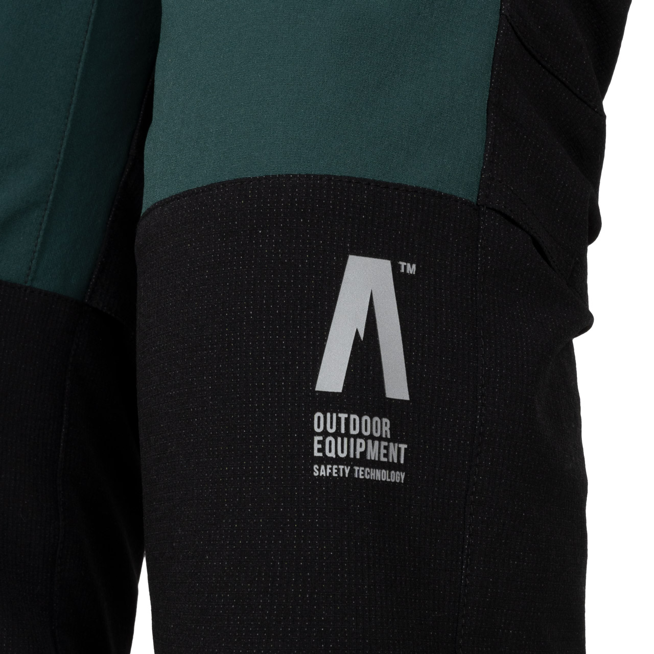 Spodnie damskie Alpinus trekkingowe Socompa czarno/zielone XS - obrazek 3