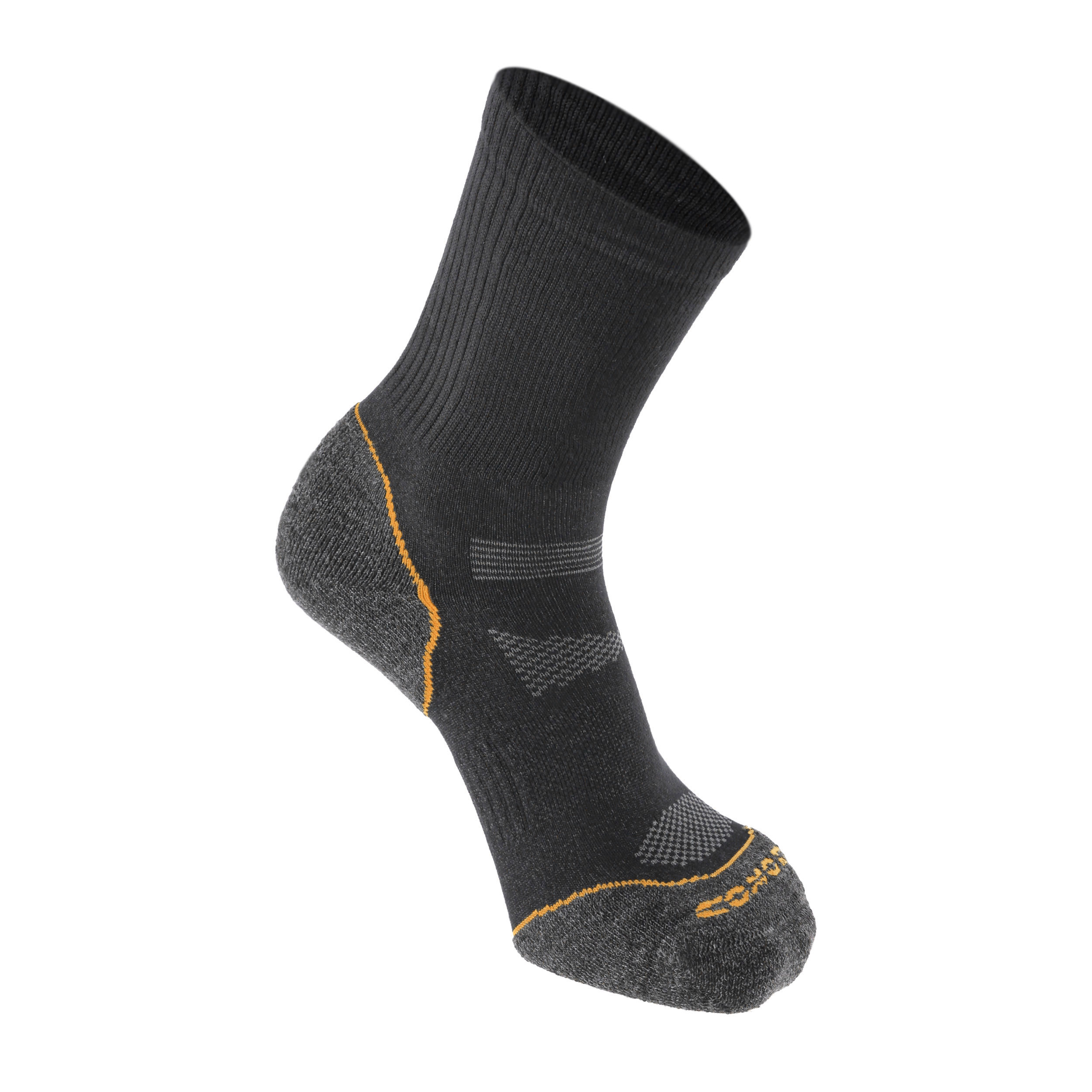 Skarpety trekingowe Comodo Performance czarno-pomarańczowe 43-46 - obrazek 2