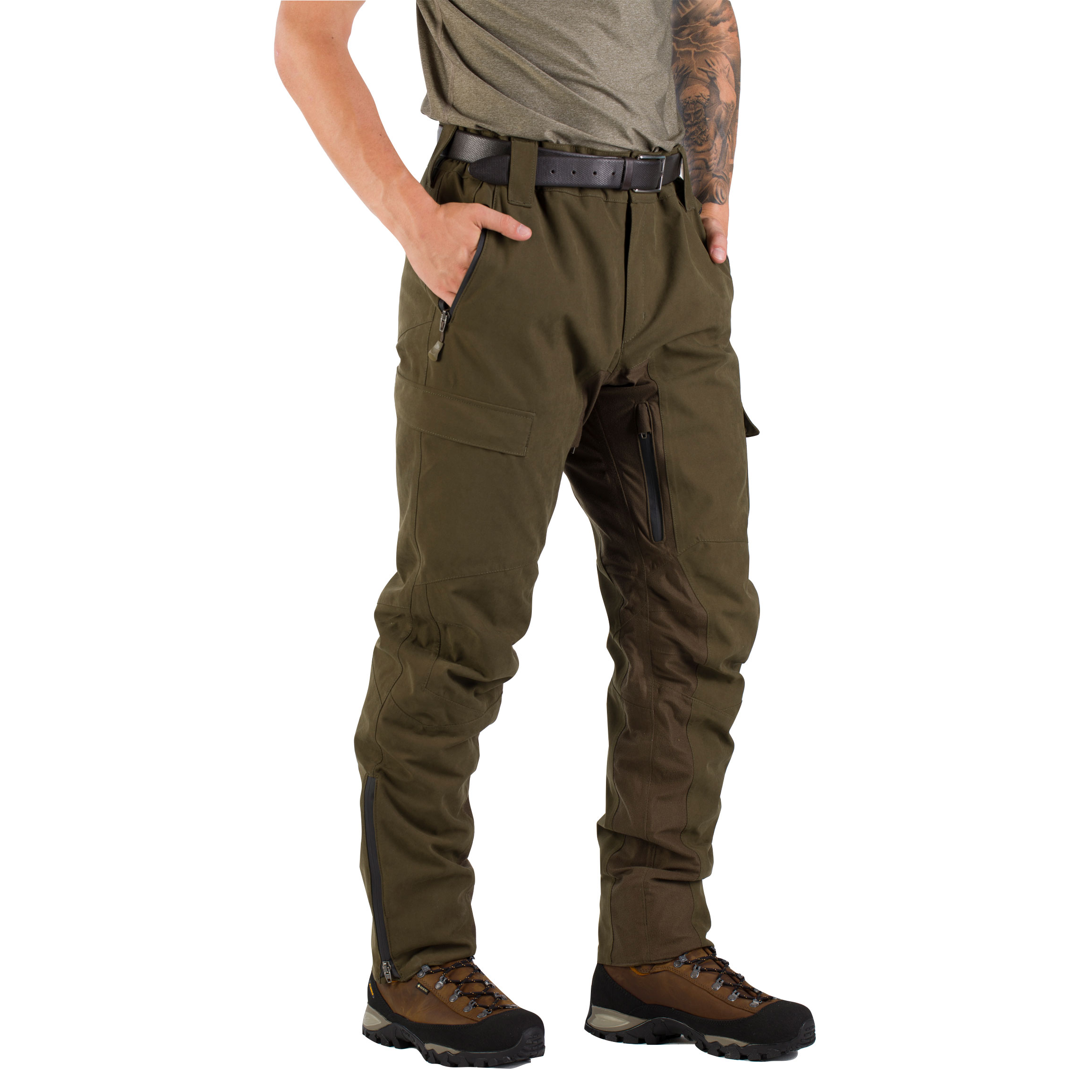 Spodnie męskie Tagart Thunder Thermo 4 zielone 2XL - obrazek 3