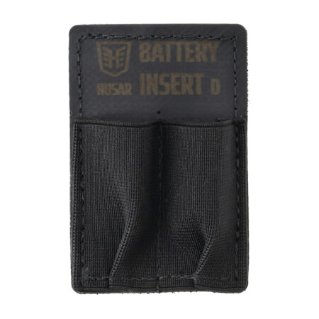 Panel organizacyjny kieszeni na 2 baterie Husar czarny