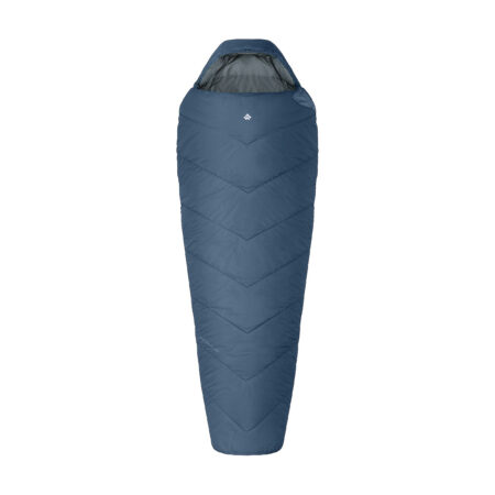 Śpiwór Alpinus Fiber Pro WS 1300 dla praworęcznych, szałwiowy