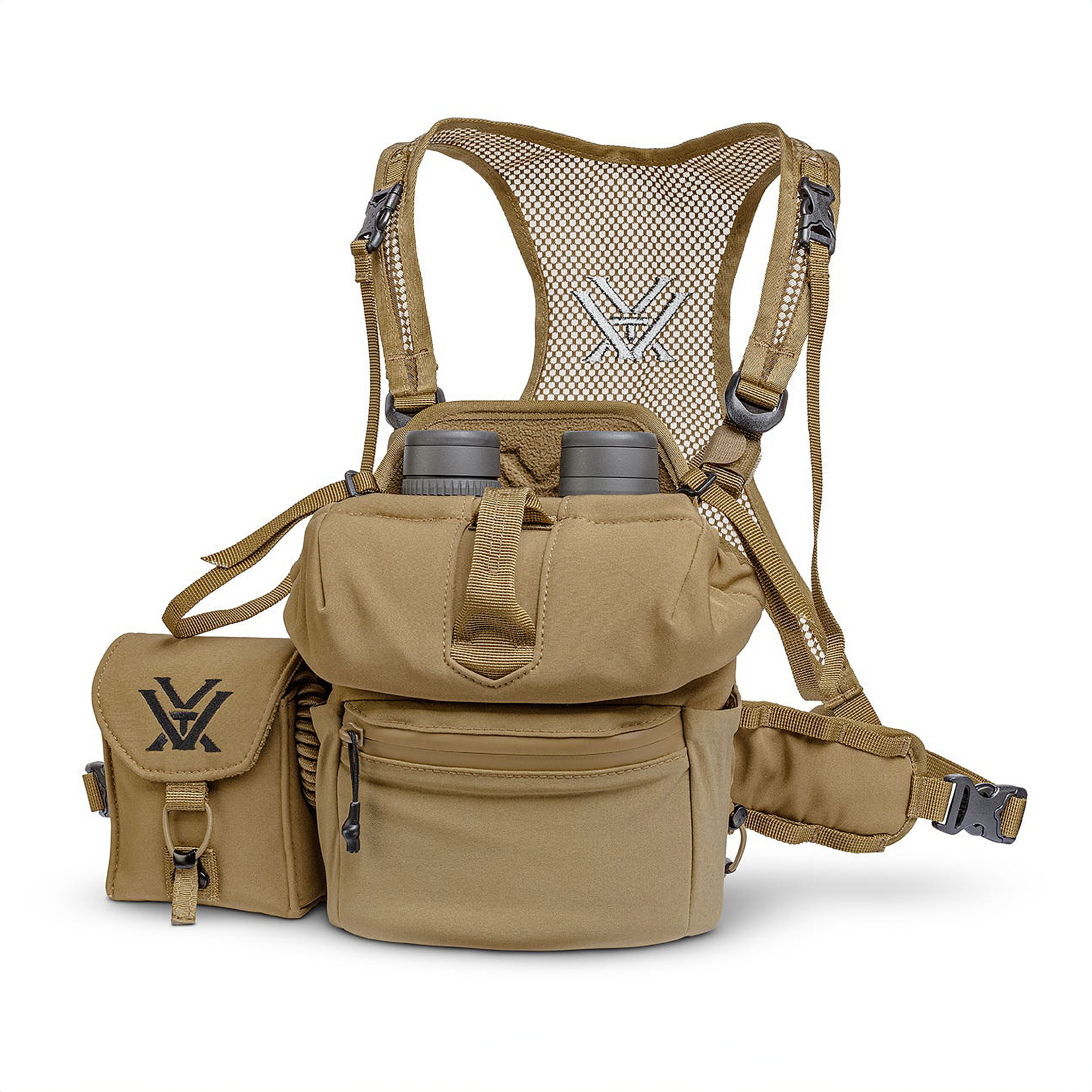 Szelki z futerałem na lornetkę, szkła do 56 mm Vortex Glasspak Pro Harness L - obrazek 2