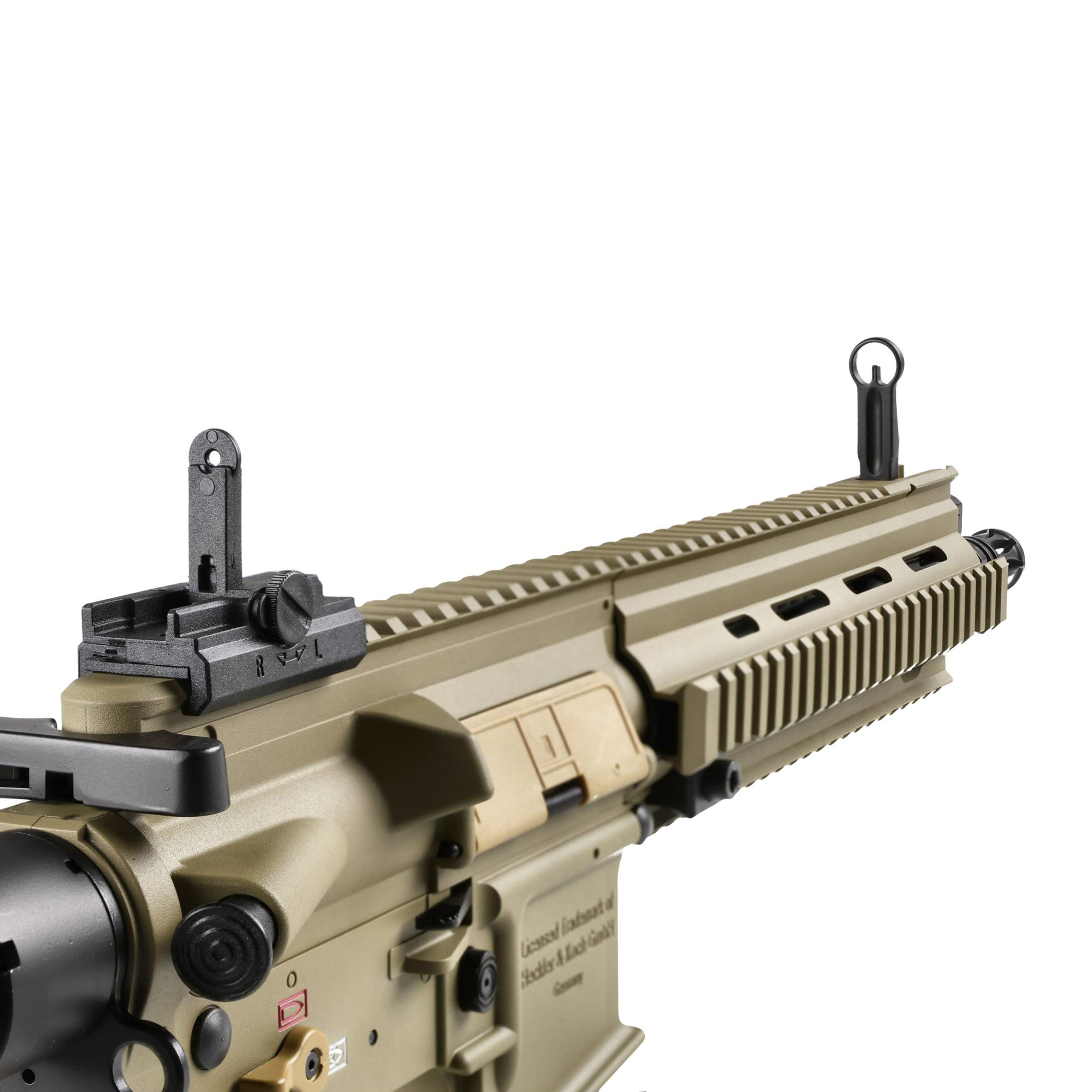 Replika karabinek ASG H&K Heckler&Koch HK416 A5 Sportsline 6 mm full-auto piaskowy - obrazek 8